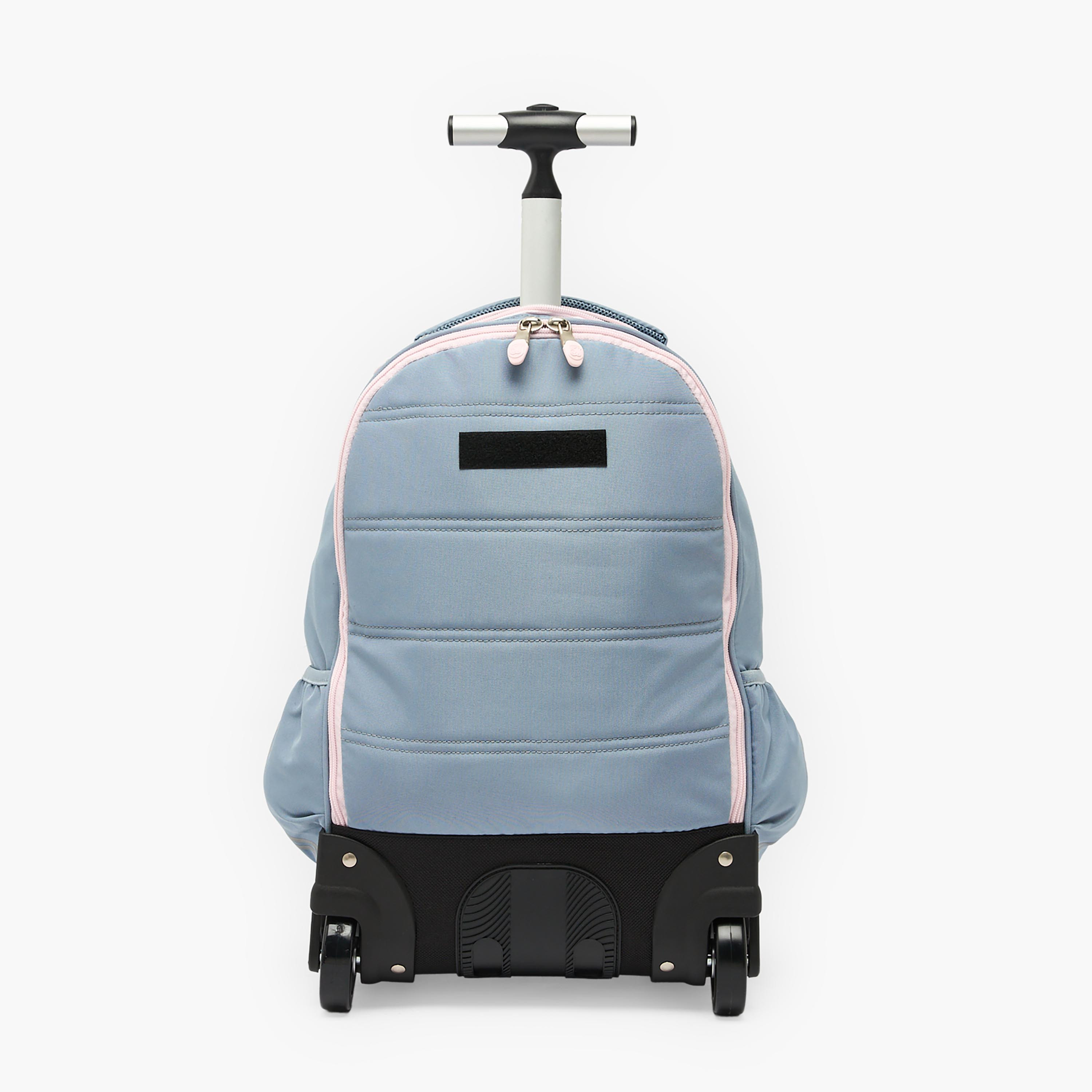شنطة ترولي بطبعات قلوب ومقبض سحب 8-13 سنوات للبنات من سانت رايت - 18 بوصة-school-bagsandbackpacks-trolleybags-image-9