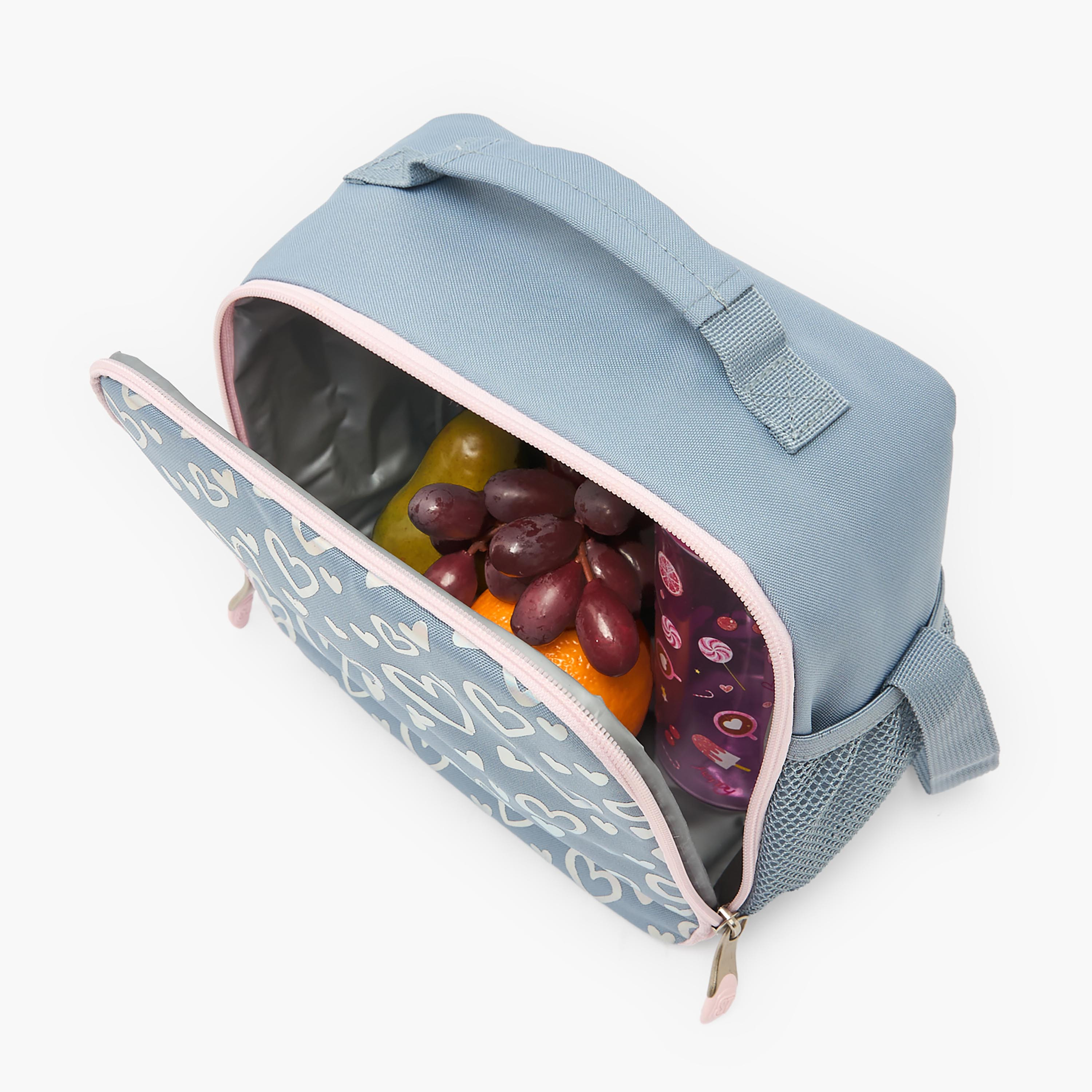 St.Right Heart Print Lunch Bag for Girls 8-13 Years with Adjustable Strap-school-lunchessentials-lunchbags-image-5