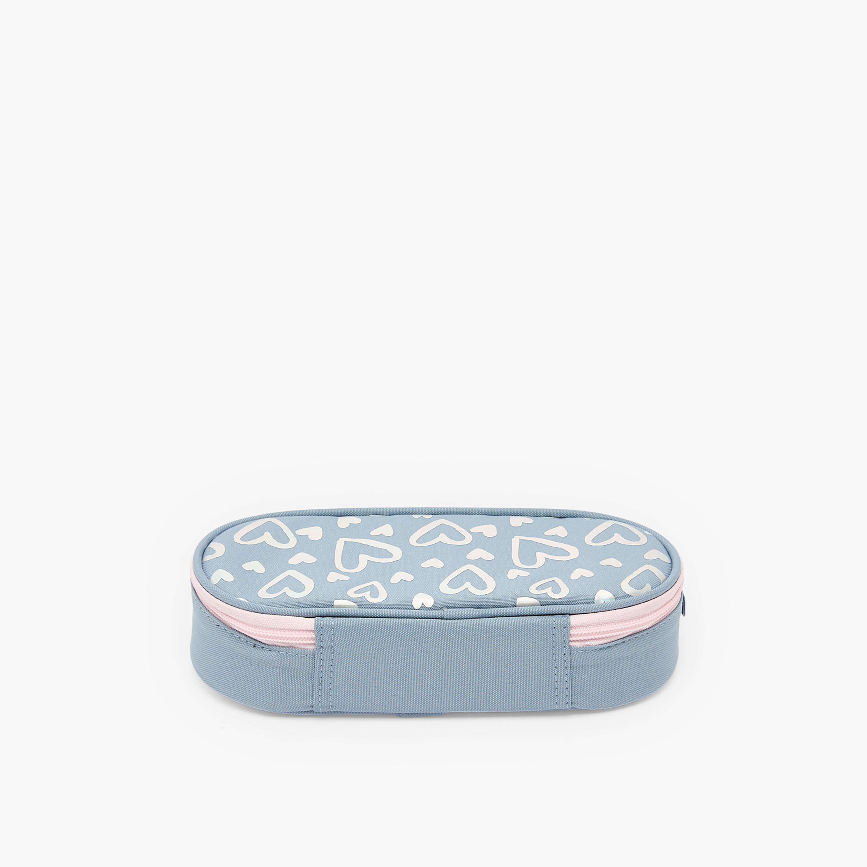 مقلمة بسحاب إغلاق وطبعات قلوب من سانت رايت-school-stationery-pencilcases-image-5