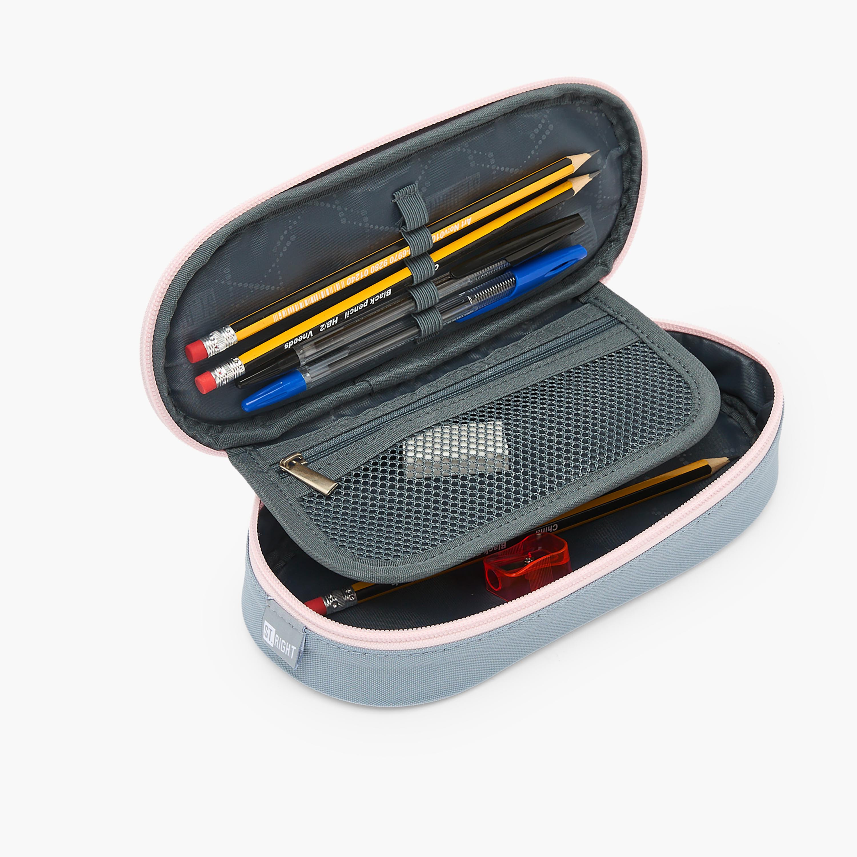 مقلمة بسحاب إغلاق وطبعات قلوب من سانت رايت-school-stationery-pencilcases-image-7