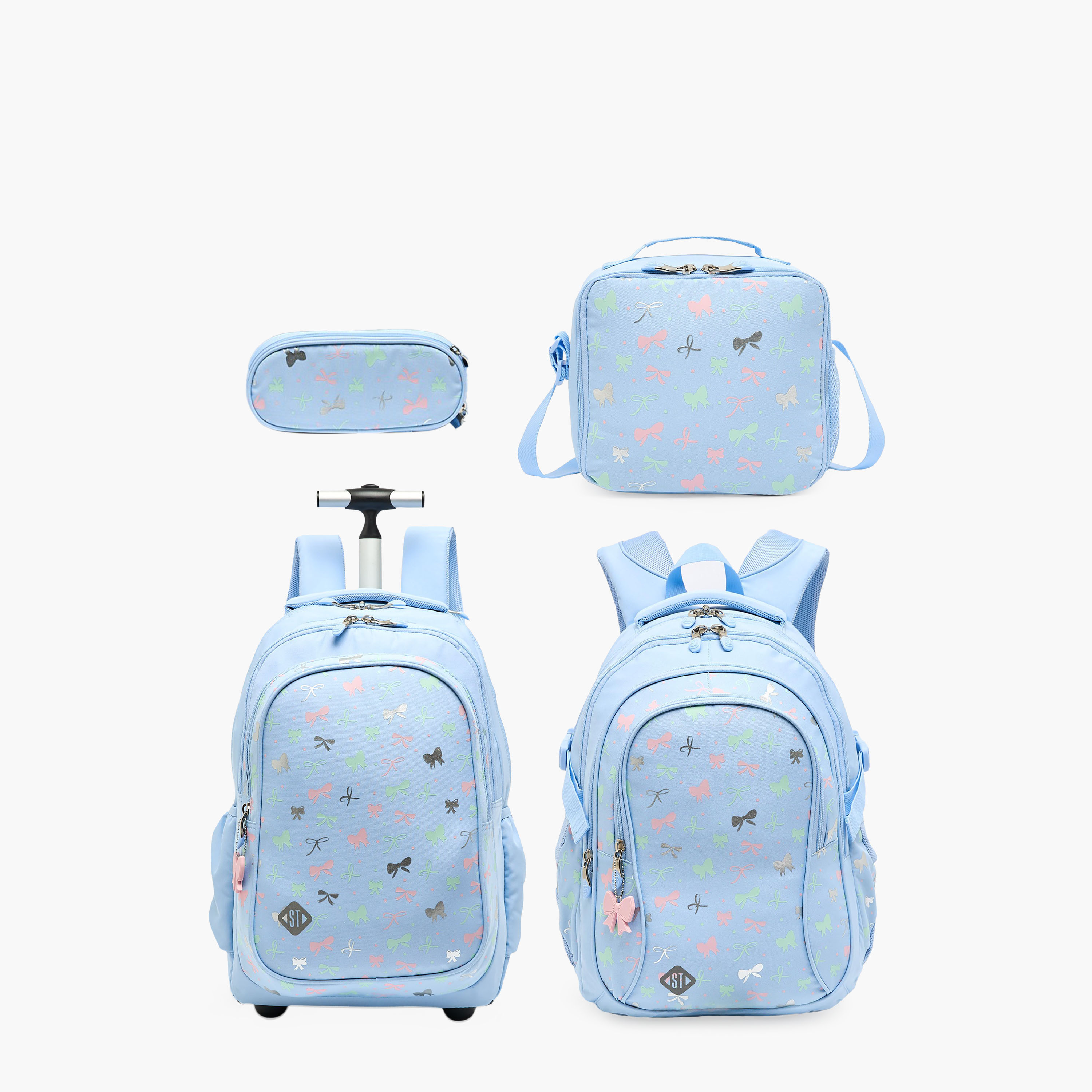 شنطة ظهر للبنات 8-13 سنة بأحزمة مبطنة وطبعات - 18 بوصة-school-bagsandbackpacks-backpacks-image-11
