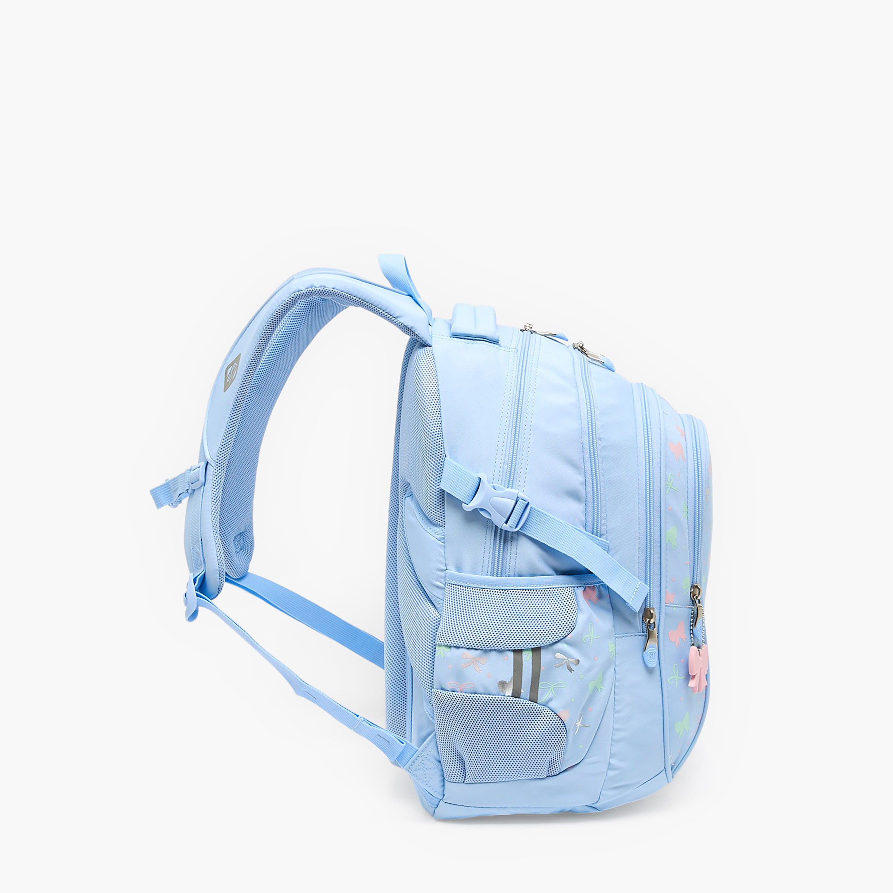 شنطة ظهر للبنات 8-13 سنة بأحزمة مبطنة وطبعات - 18 بوصة-school-bagsandbackpacks-backpacks-image-9