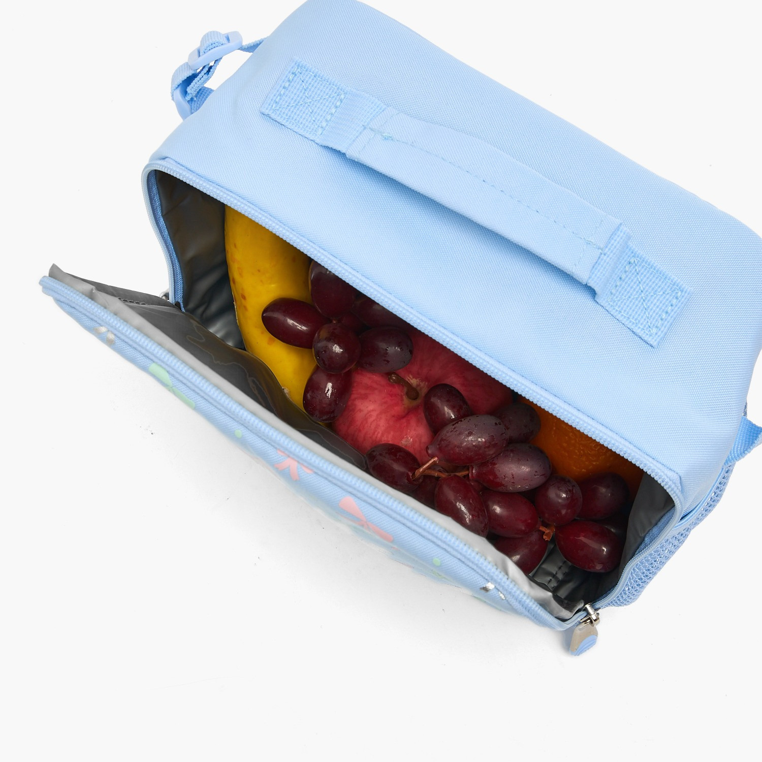 شنطة غداء بحزام قابل للتعديل وطبعات فيونكة للبنات من 8-13 سنة من سانت رايت-school-lunchessentials-lunchbags-image-4