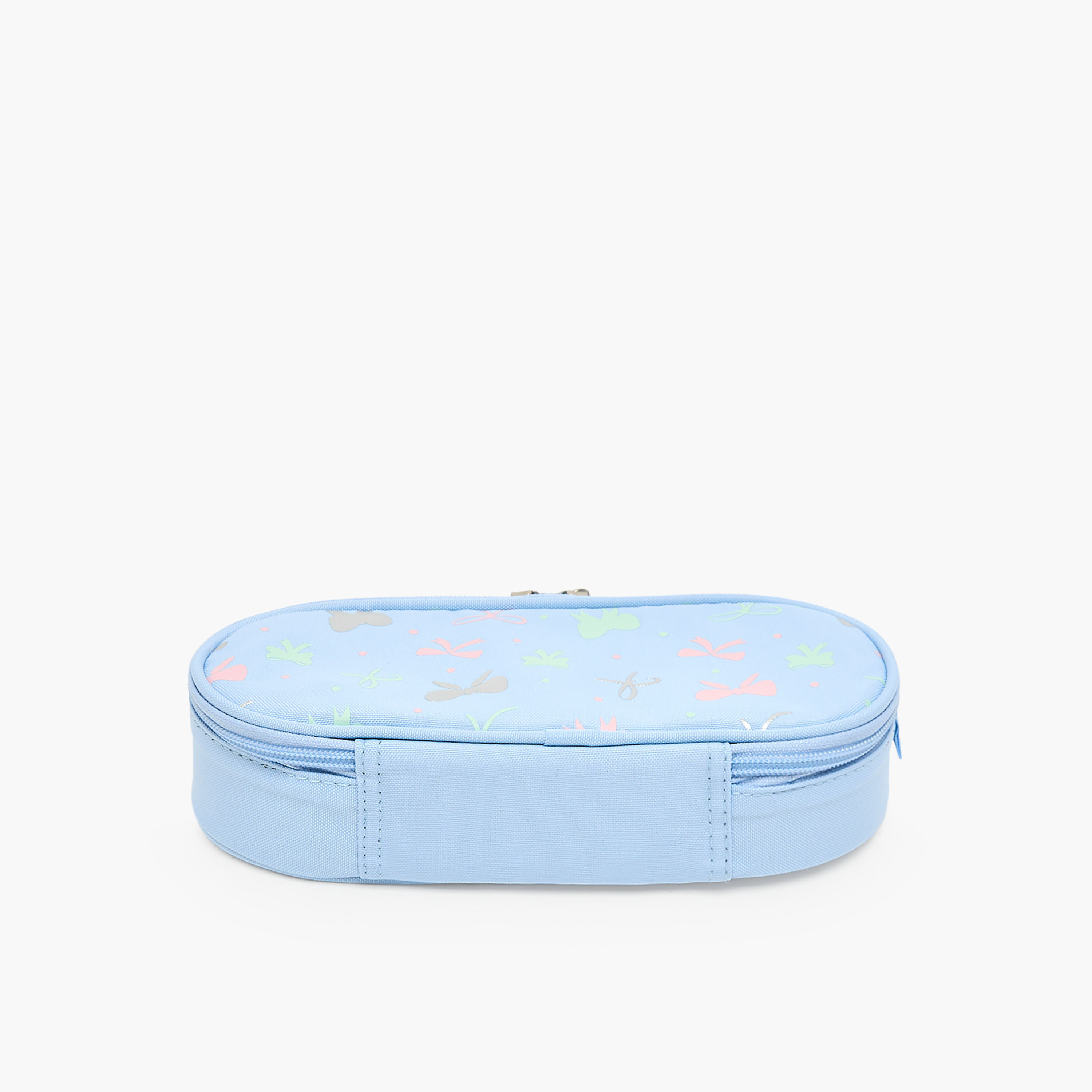 St.Right Bow Print Pencil Pouch with Zip Closure-school-stationery-pencilcases-image-2
