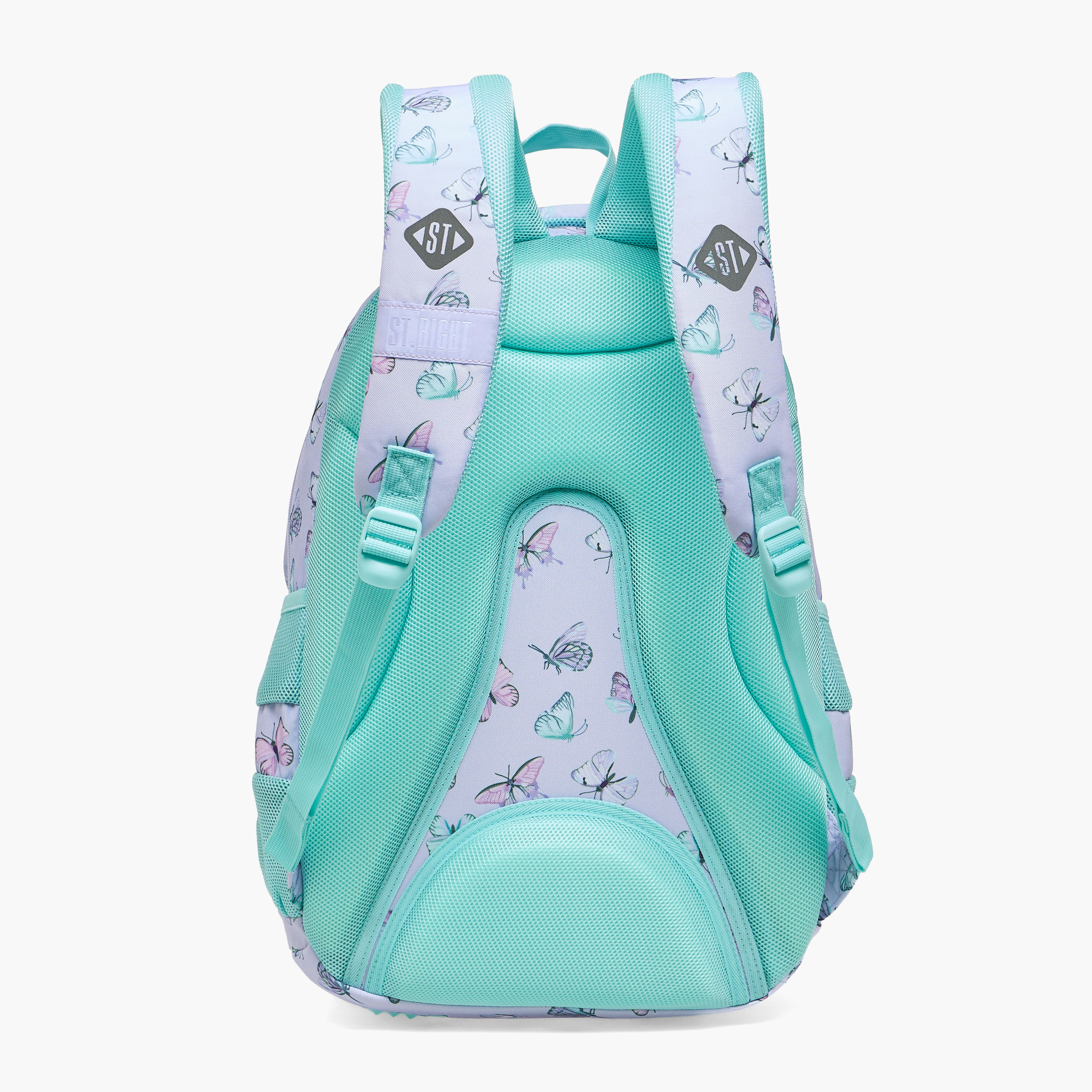 شنطة ظهر ترولي بطبعات فراشة مع قسم لابتوب للبنات من 8-13 سنة من سانت رايت - 18 بوصة-school-bagsandbackpacks-backpacks-image-7