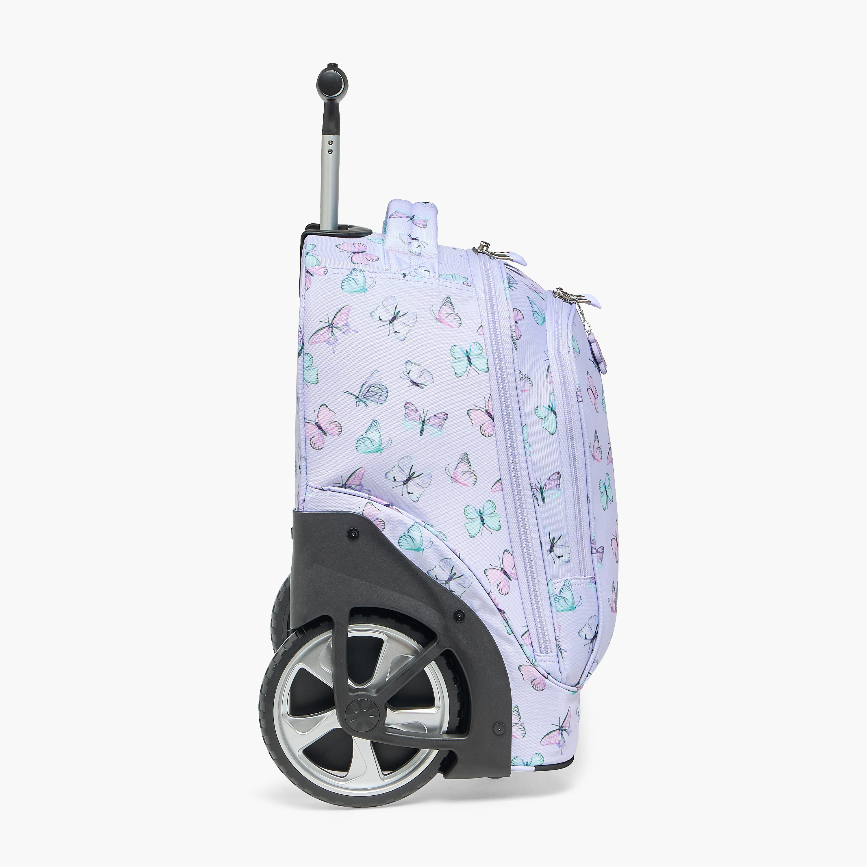 شنطة ترولي بمقبض قابل للسحب وطبعات فراشات للبنات بعمر 8-13 سنة من سانت رايت - 18 بوصة-school-bagsandbackpacks-trolleybags-image-7