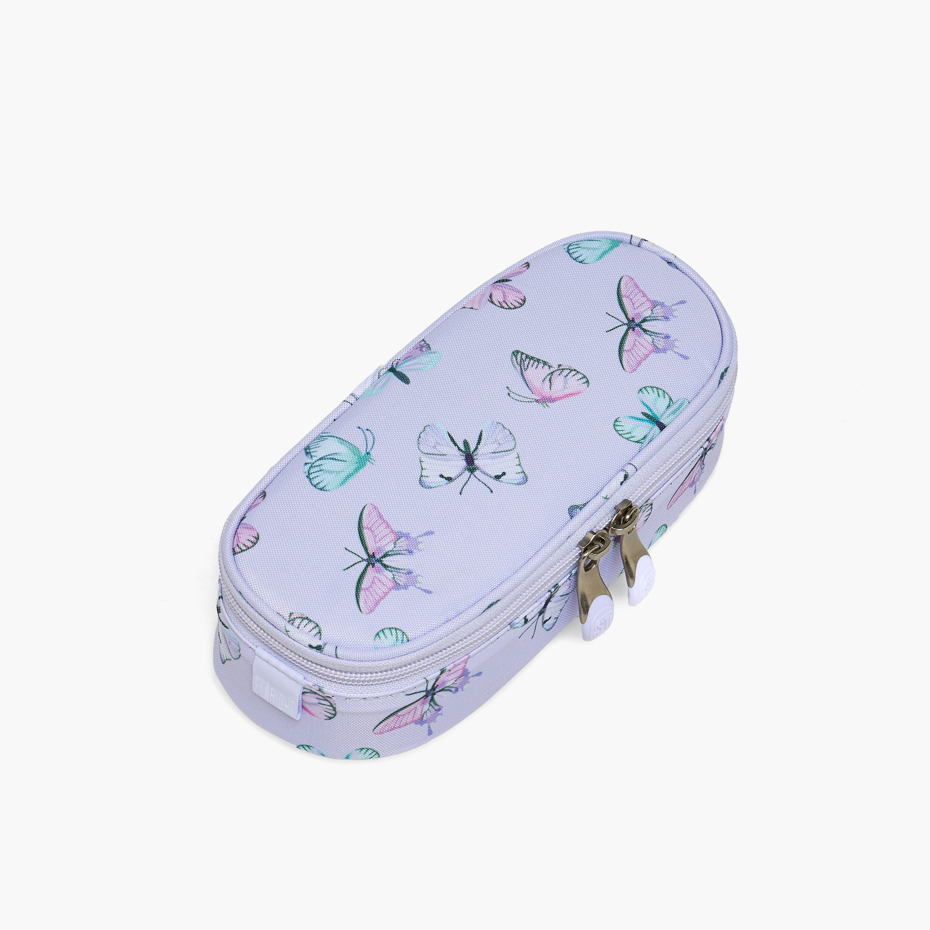مقلمة بسحاب إغلاق وطبعات فراشة من سانت رايت-school-stationery-pencilcases-image-2