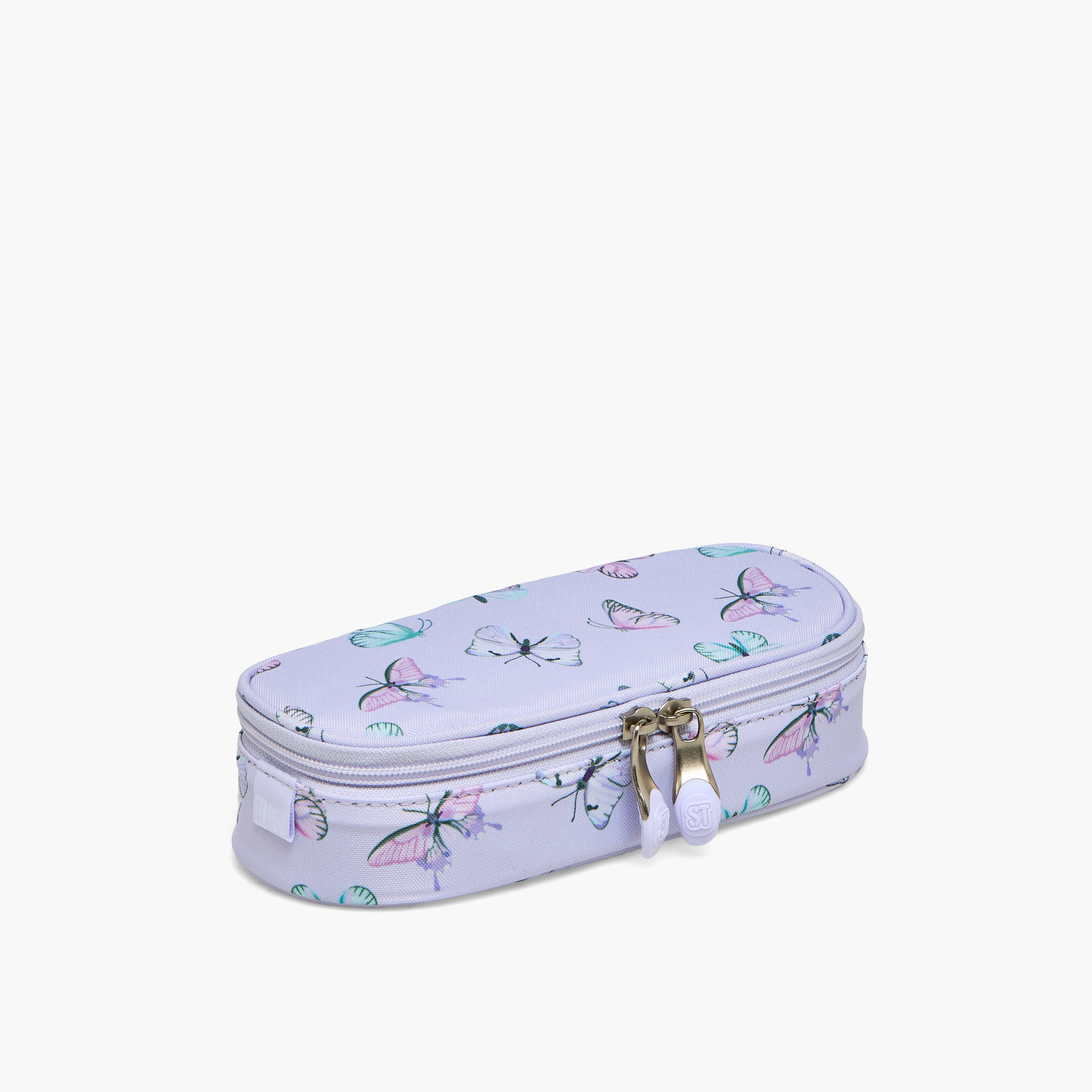 مقلمة بسحاب إغلاق وطبعات فراشة من سانت رايت-school-stationery-pencilcases-image-3