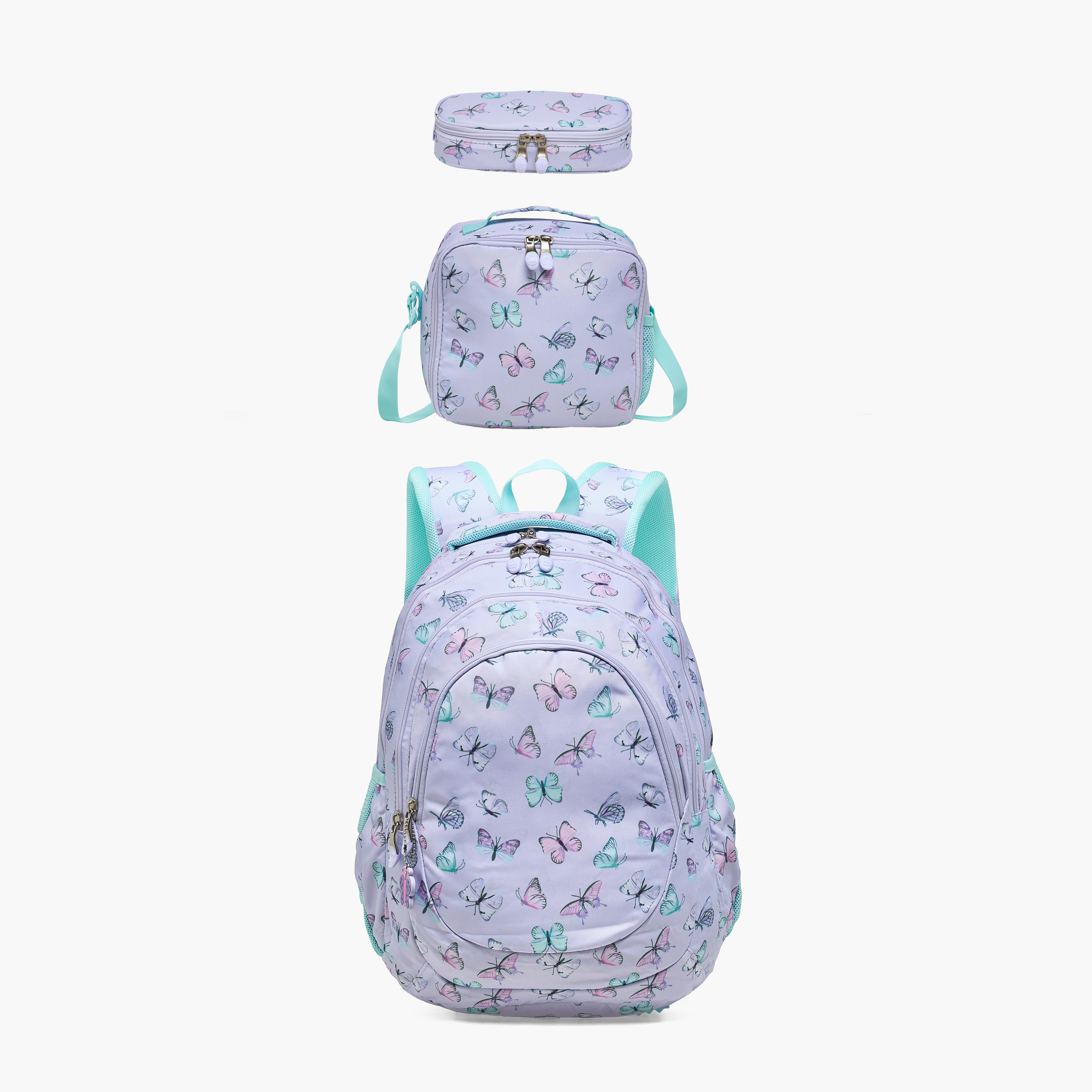 مقلمة بسحاب إغلاق وطبعات فراشة من سانت رايت-school-stationery-pencilcases-image-8
