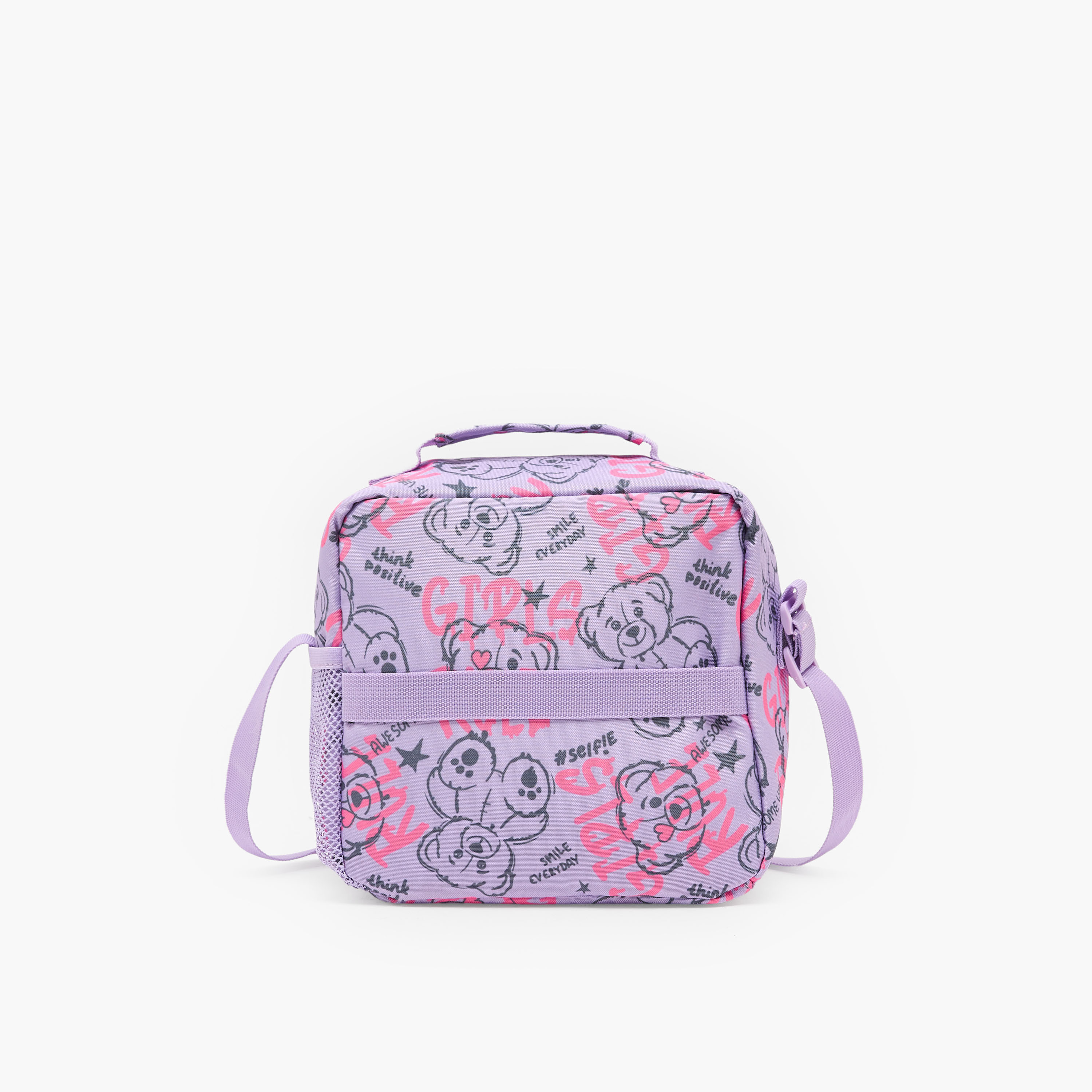 St.Right Bear Print Lunch Bag for Girls 8-13 Years with Adjustable Strap-school-lunchessentials-lunchbags-image-5