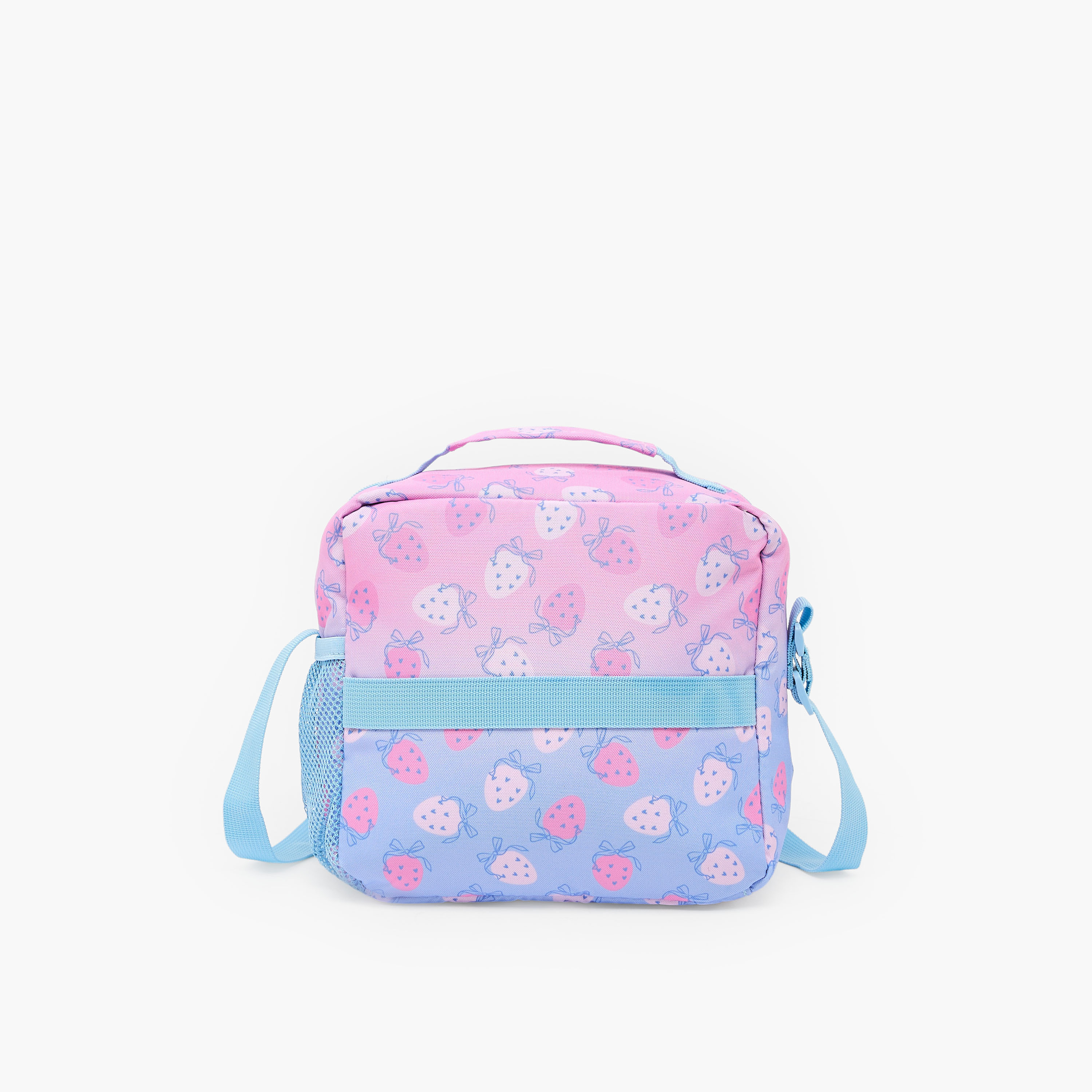 St.Right Strawberry Print Lunch Bag for Girls 8-13 Years with Adjustable Strap-school-lunchessentials-lunchbags-image-4