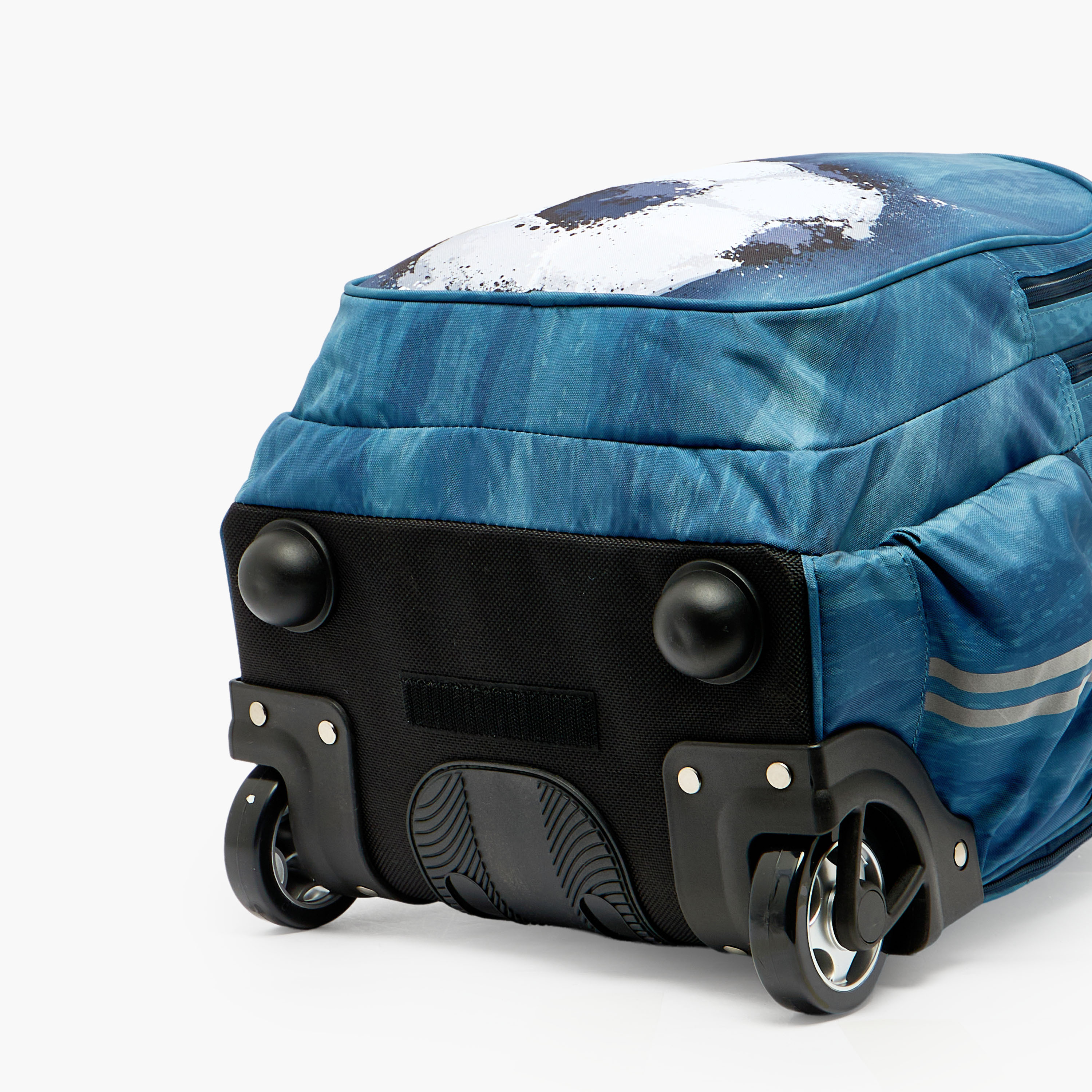 St.Right Football Print Trolley Bag for Boys 8-13 Years with Water Bottle Pocket - 18 inches-school-bagsandbackpacks-trolleybags-image-10