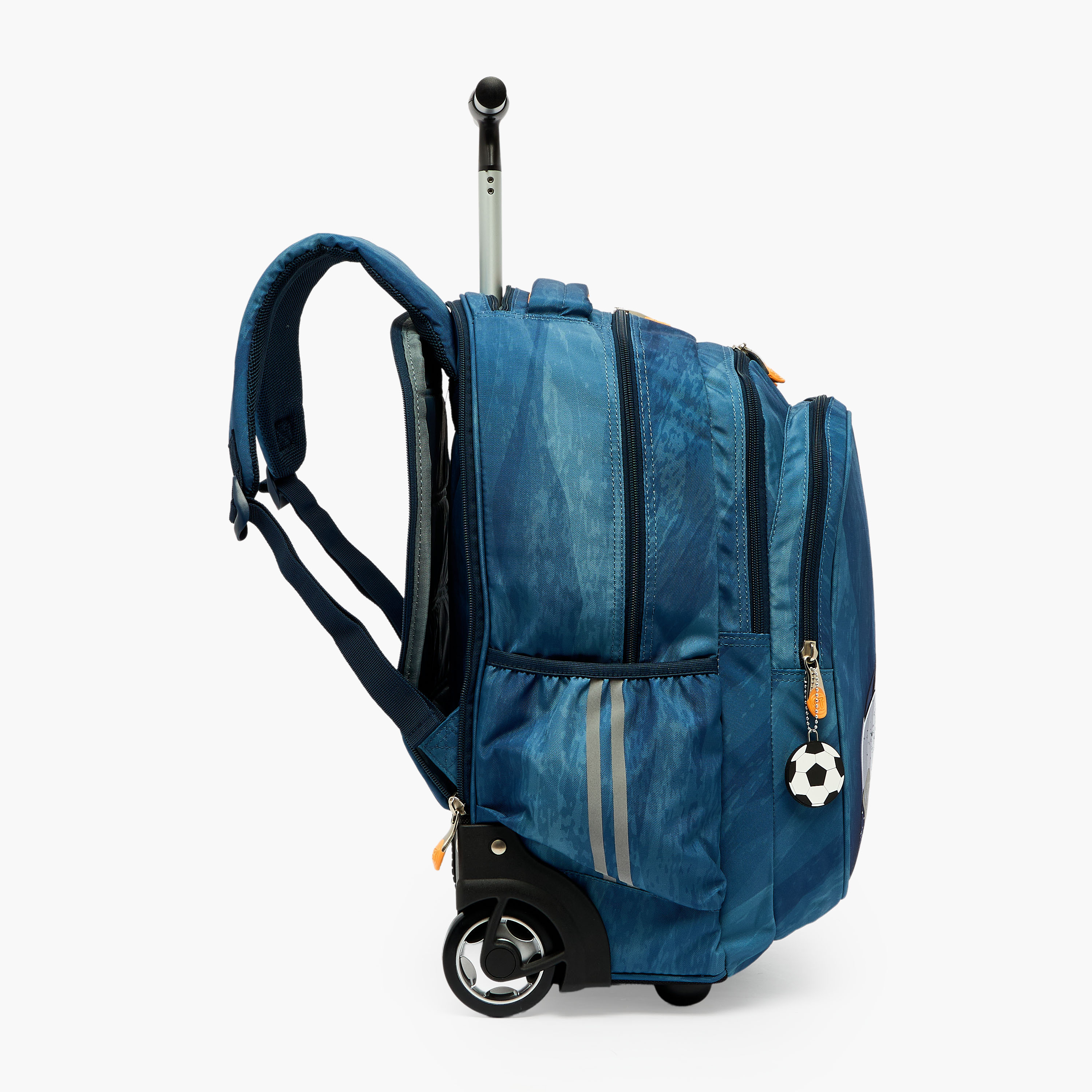 St.Right Football Print Trolley Bag for Boys 8-13 Years with Water Bottle Pocket - 18 inches-school-bagsandbackpacks-trolleybags-image-7