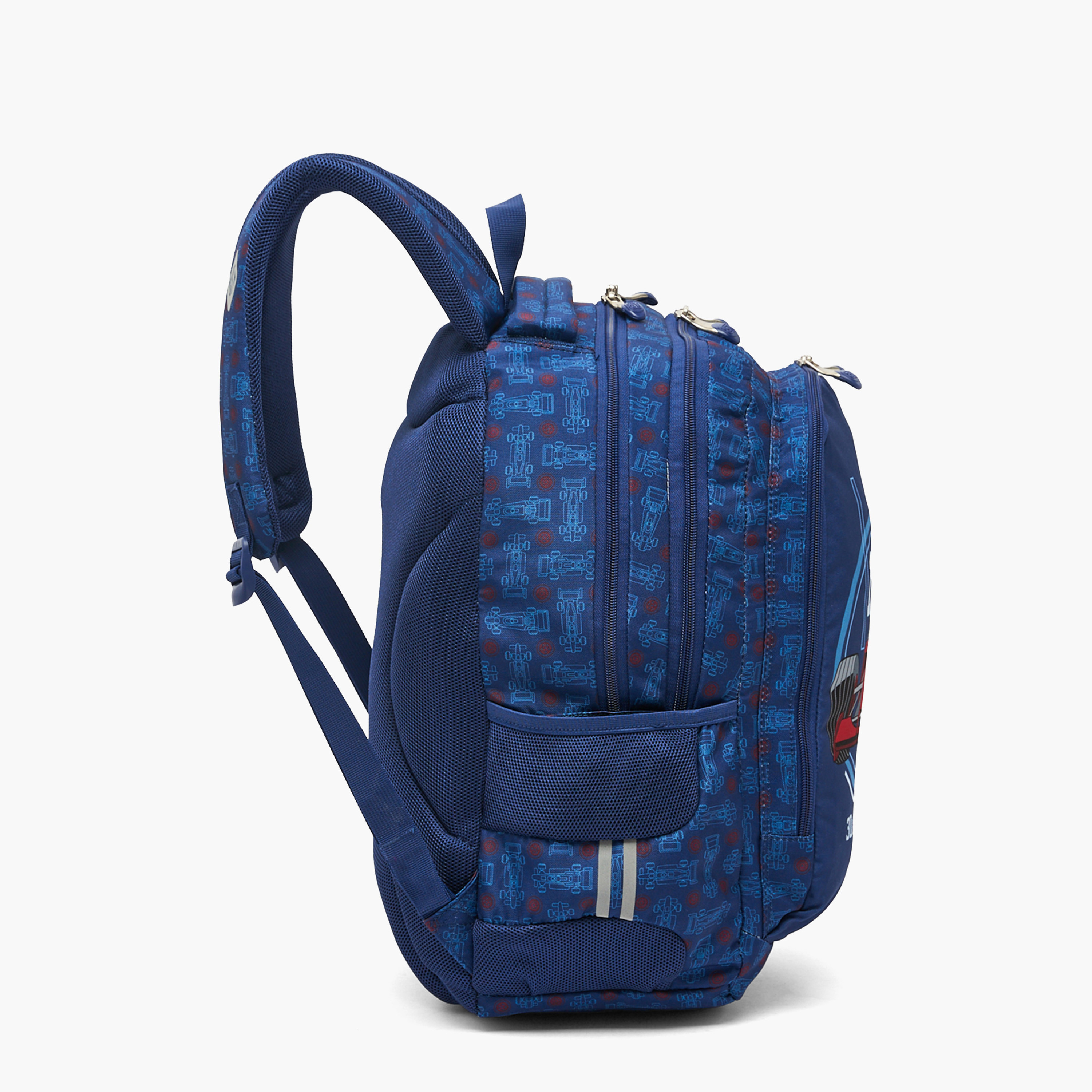 St.Right Racing Car Print Backpack for Boys 8-13 Years with Padded Straps - 18 inch-school-bagsandbackpacks-backpacks-image-10
