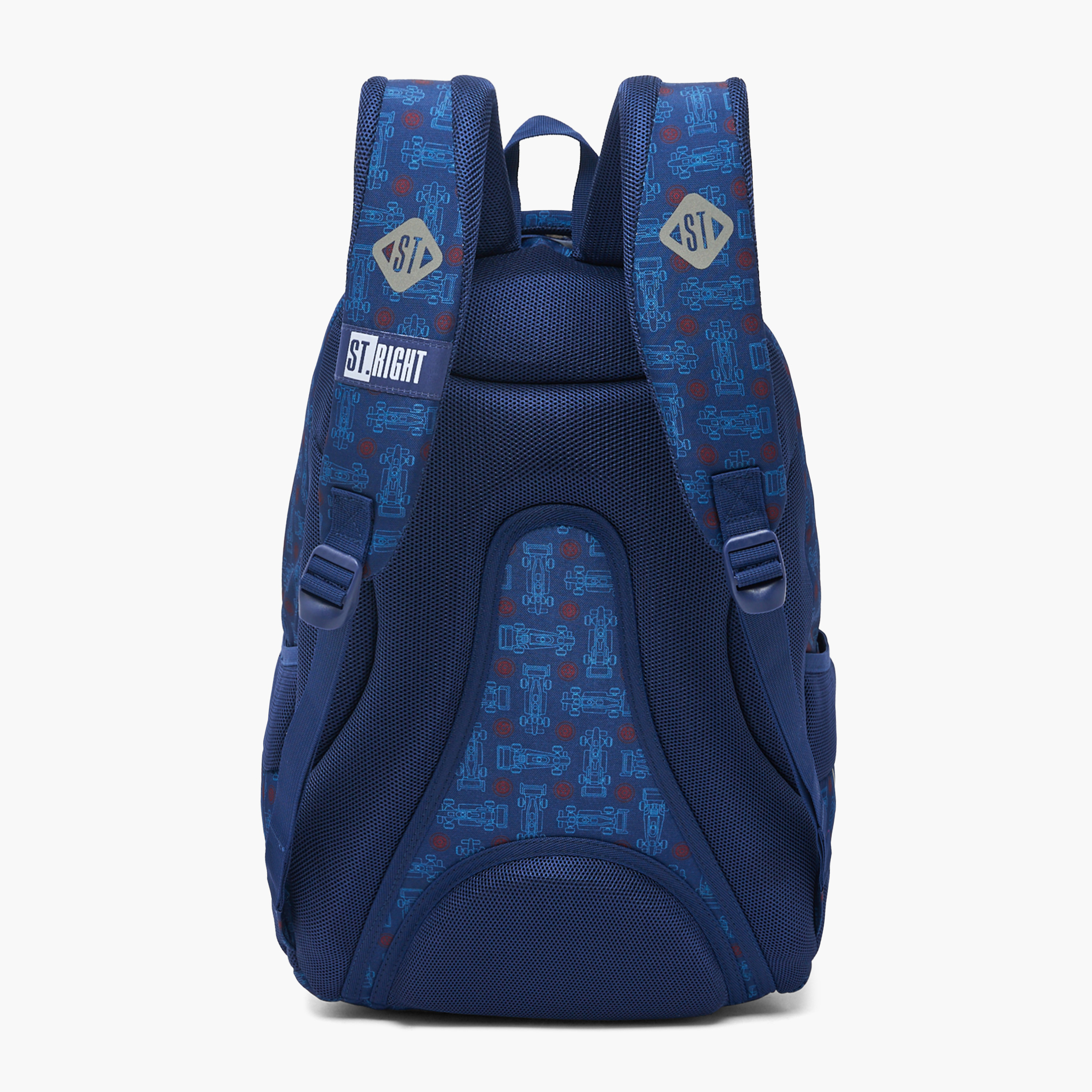 St.Right Racing Car Print Backpack for Boys 8-13 Years with Padded Straps - 18 inch-school-bagsandbackpacks-backpacks-image-11