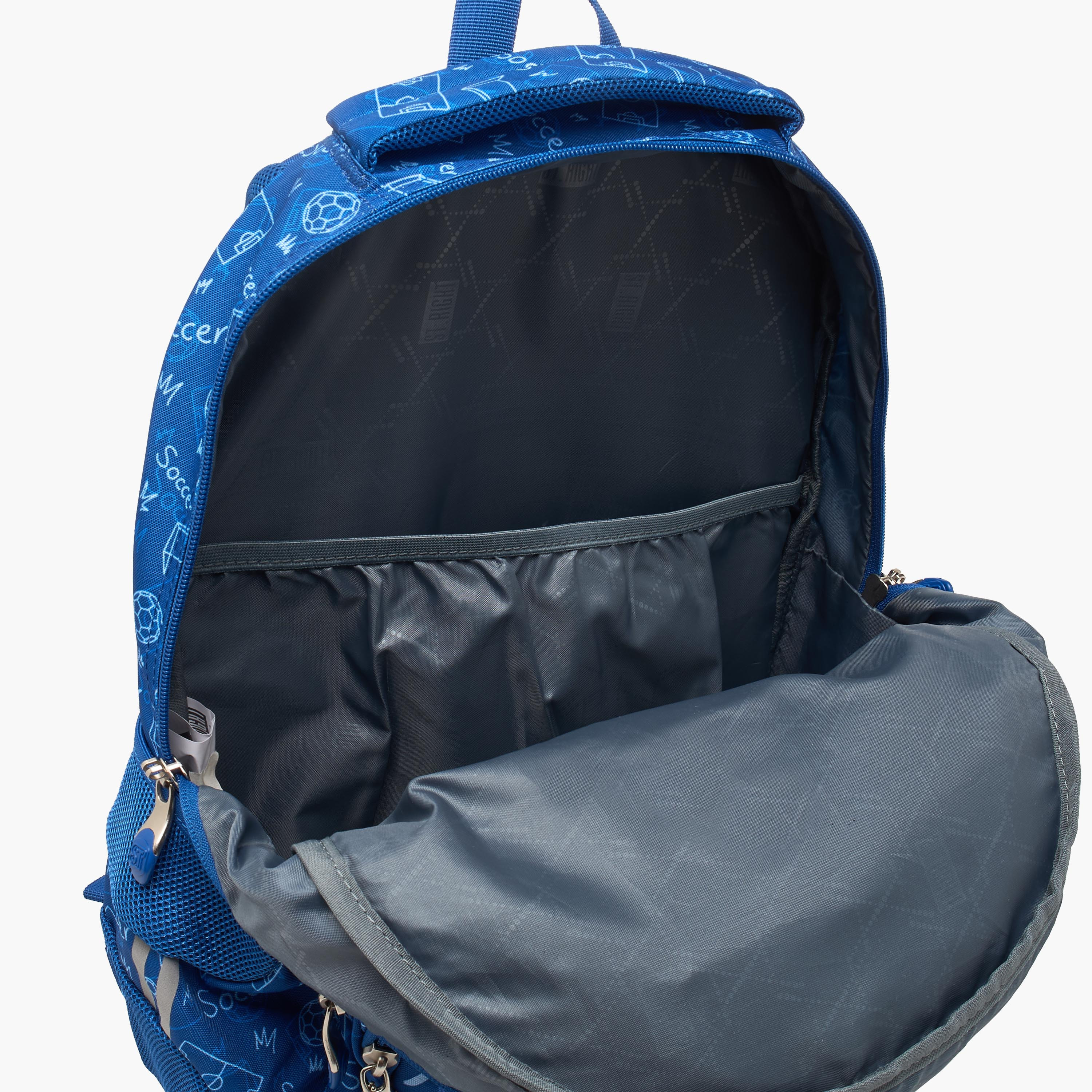شنطة ظهر بطبعات كرة قدم وحمالات مبطنة للأولاد من 8 - 13 سنة من سانت رايت-school-bagsandbackpacks-backpacks-image-5