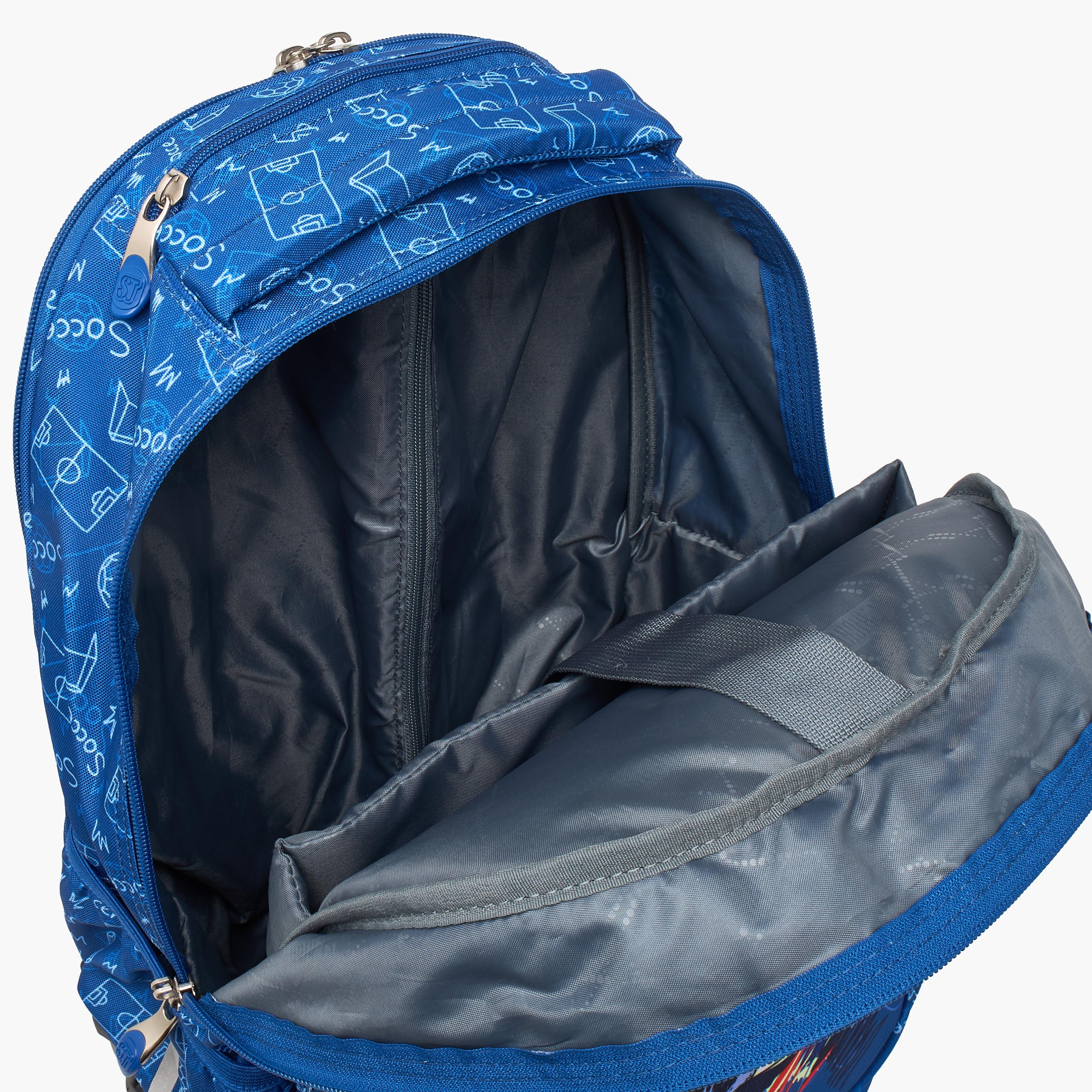 St.Right Football Print Trolley Backpack for Boys 8-13 Years with Retractable Handle - 18 inches-school-bagsandbackpacks-trolleybags-image-6