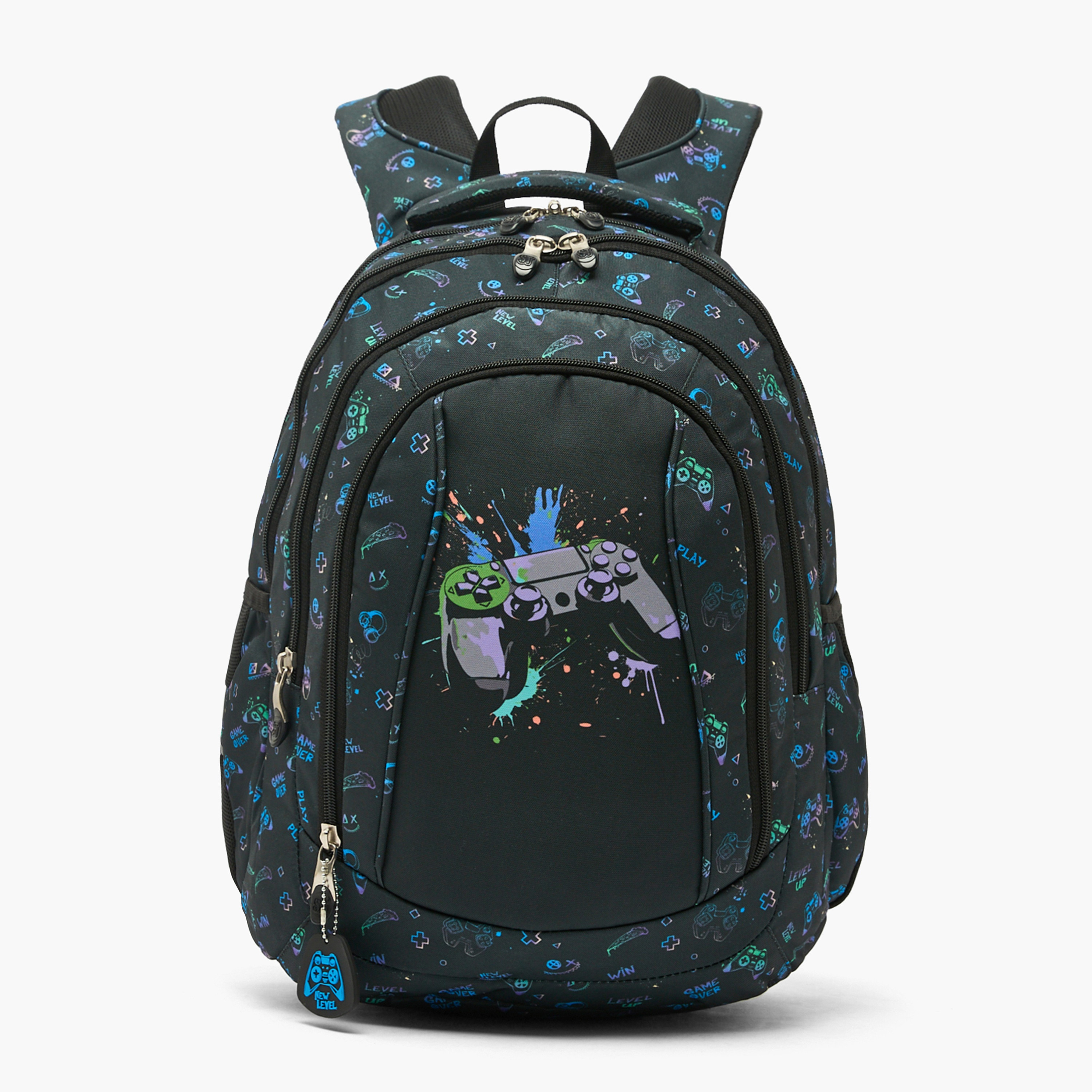 St.Right Controller Print Backpack for Boys 8-13 Years with Padded Straps - 18 inch-school-bagsandbackpacks-backpacks-image-1