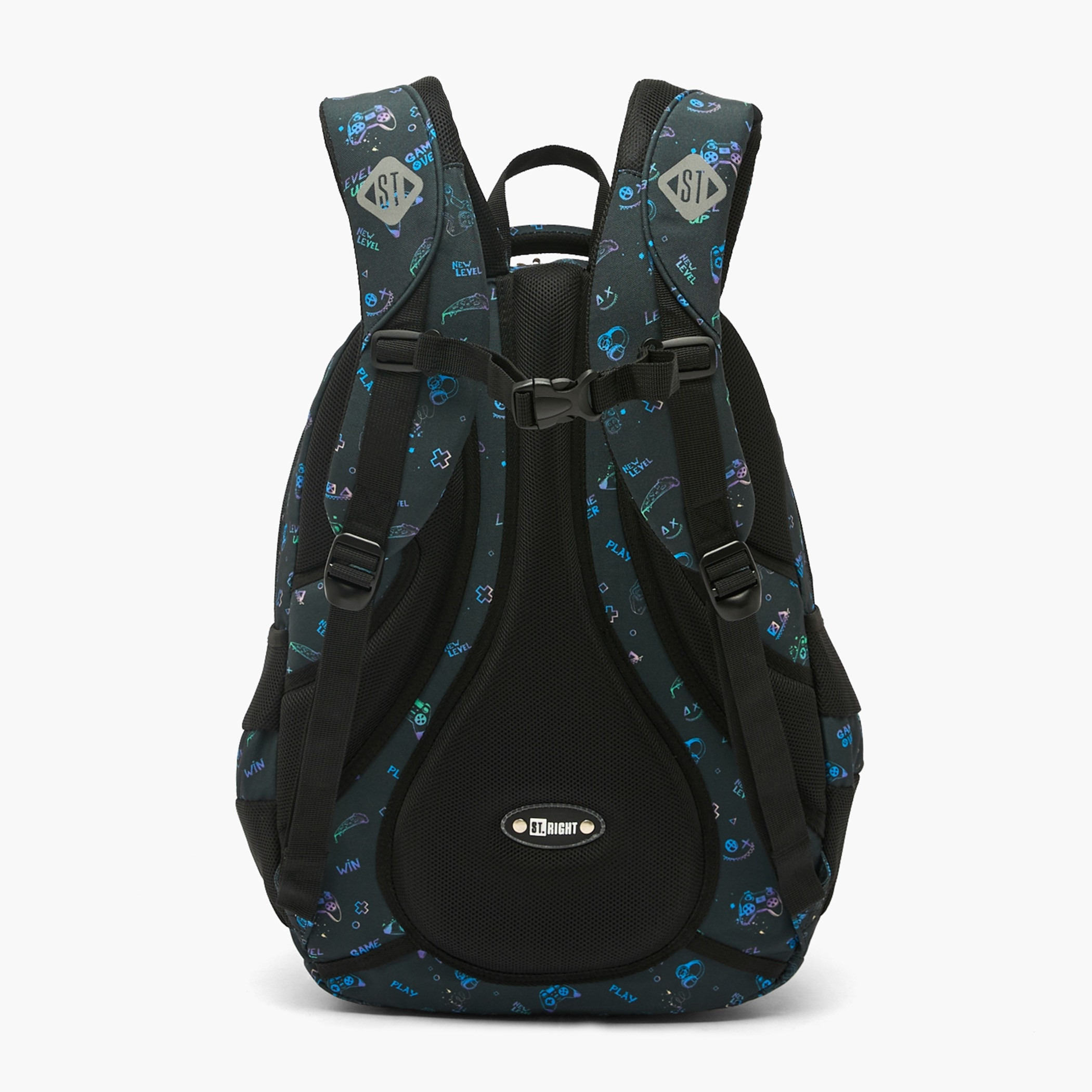 St.Right Controller Print Backpack for Boys 8-13 Years with Padded Straps - 18 inch-school-bagsandbackpacks-backpacks-image-10