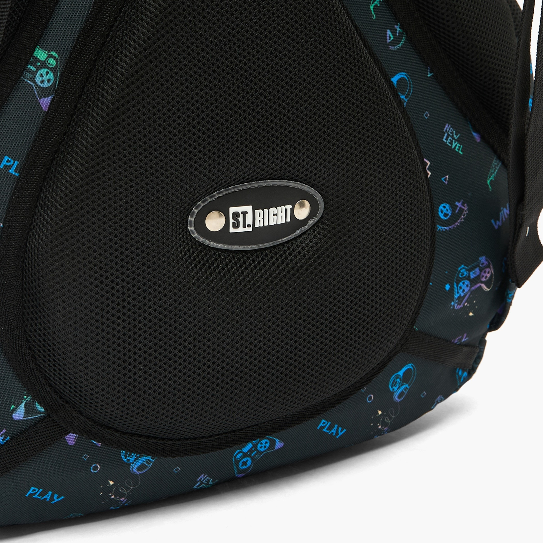 St.Right Controller Print Backpack for Boys 8-13 Years with Padded Straps - 18 inch-school-bagsandbackpacks-backpacks-image-12