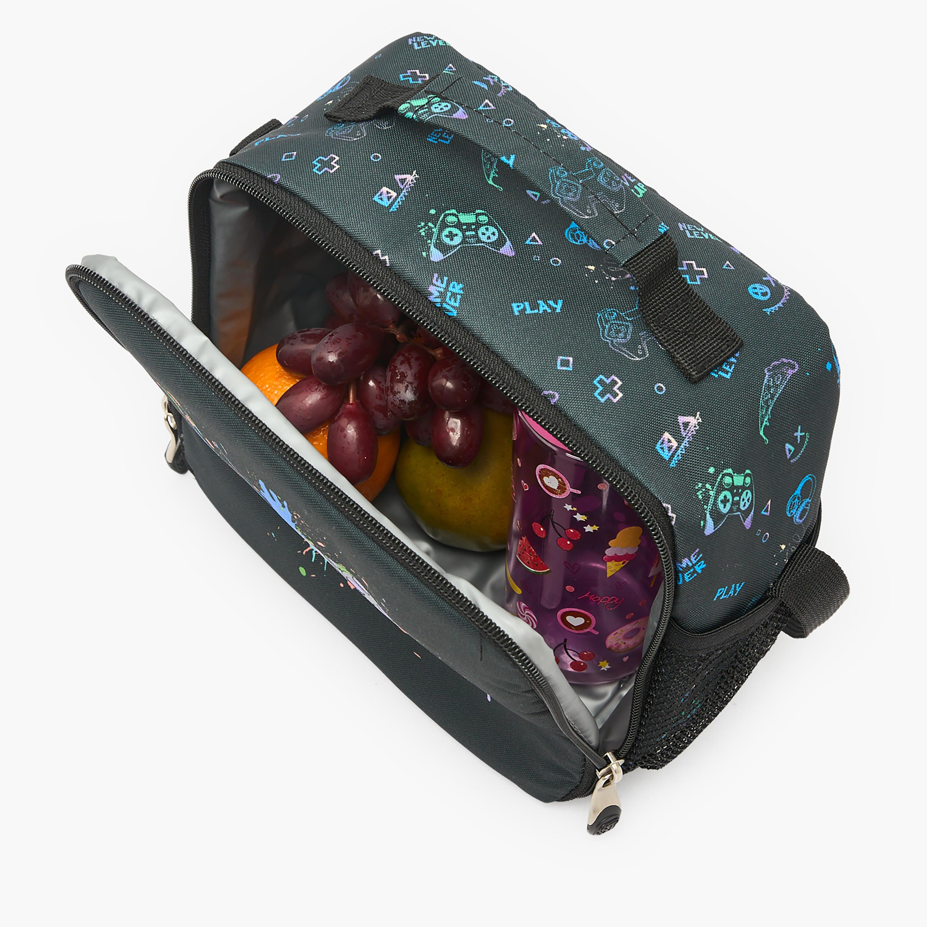 شنطة غداء بحزام قابل للتعديل وطبعات للأولاد من 8-13 سنة من سانت رايت-school-lunchessentials-lunchbags-image-4