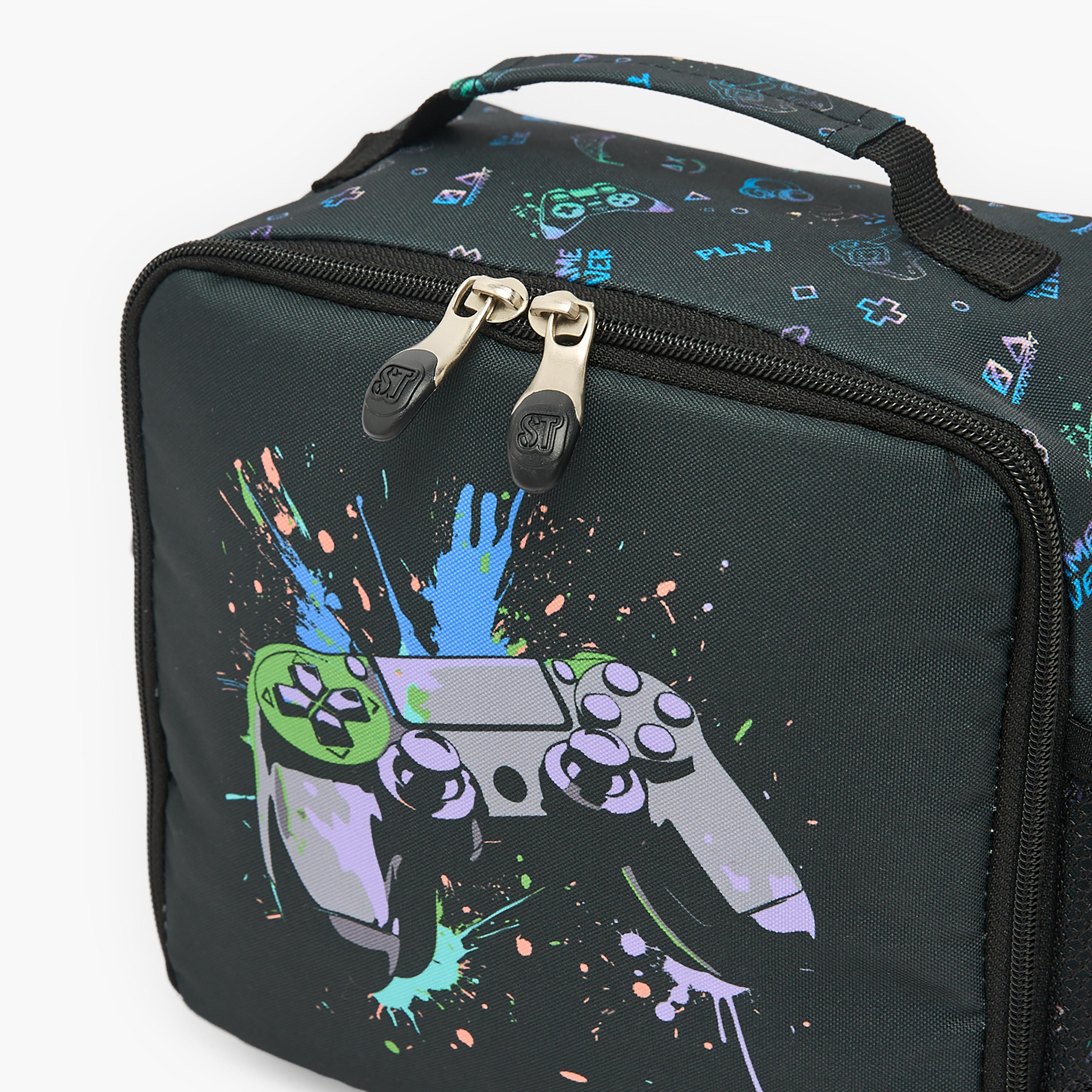 شنطة غداء بحزام قابل للتعديل وطبعات للأولاد من 8-13 سنة من سانت رايت-school-lunchessentials-lunchbags-image-5