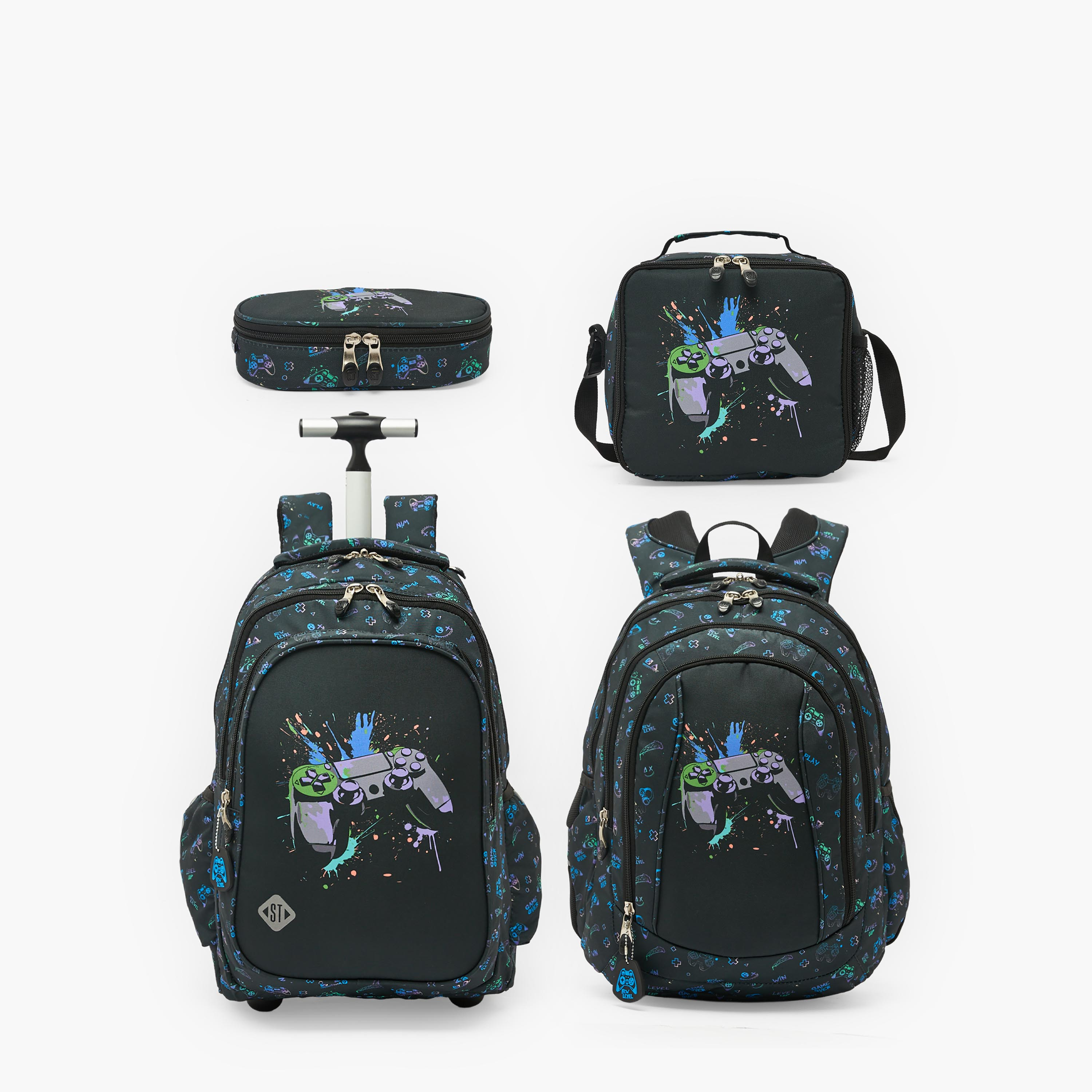 شنطة غداء بحزام قابل للتعديل وطبعات للأولاد من 8-13 سنة من سانت رايت-school-lunchessentials-lunchbags-image-7