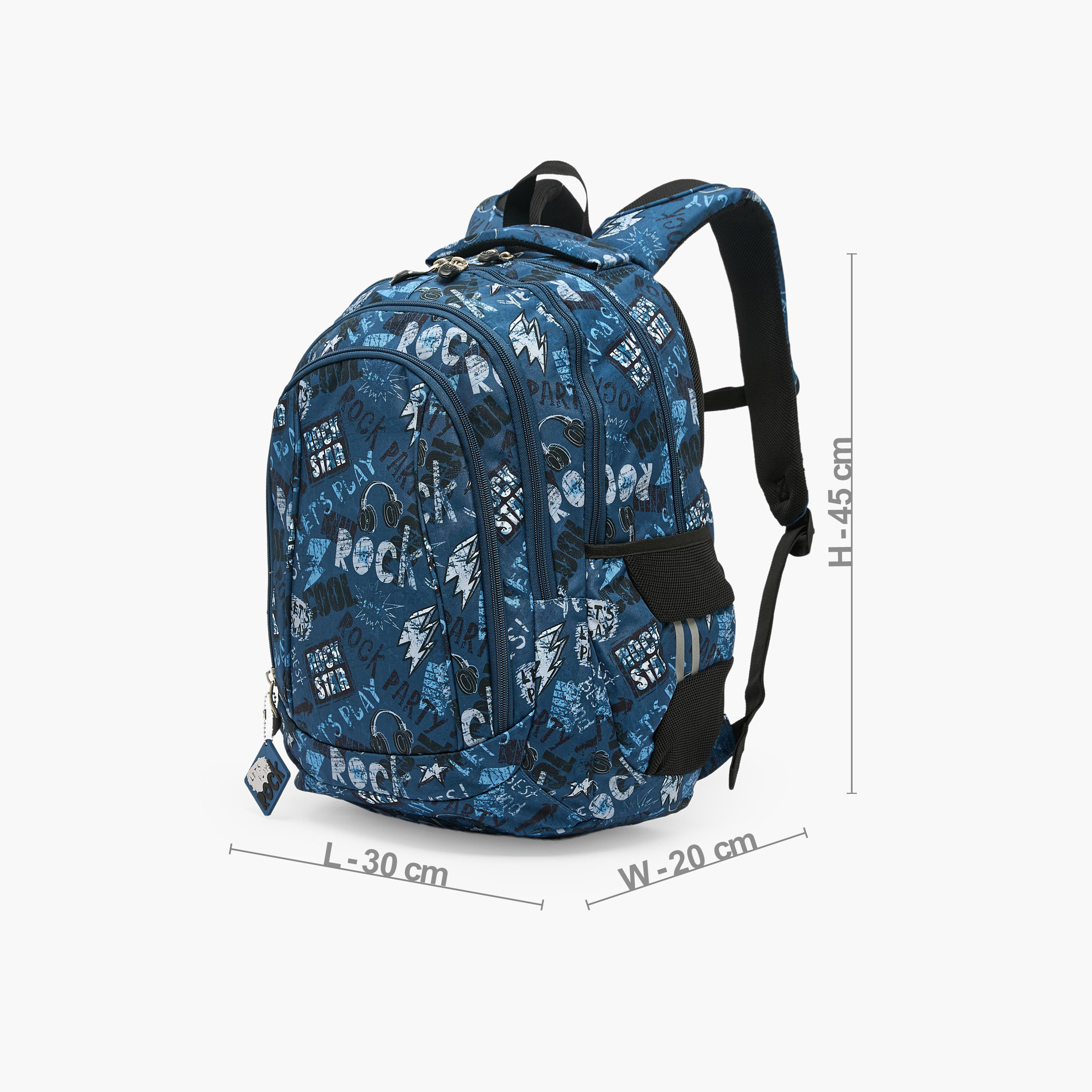 شنطة ظهر للأولاد 8-13 سنة بأحزمة قابلة للتعديل وطبعات - 18 بوصة-school-bagsandbackpacks-backpacks-image-7