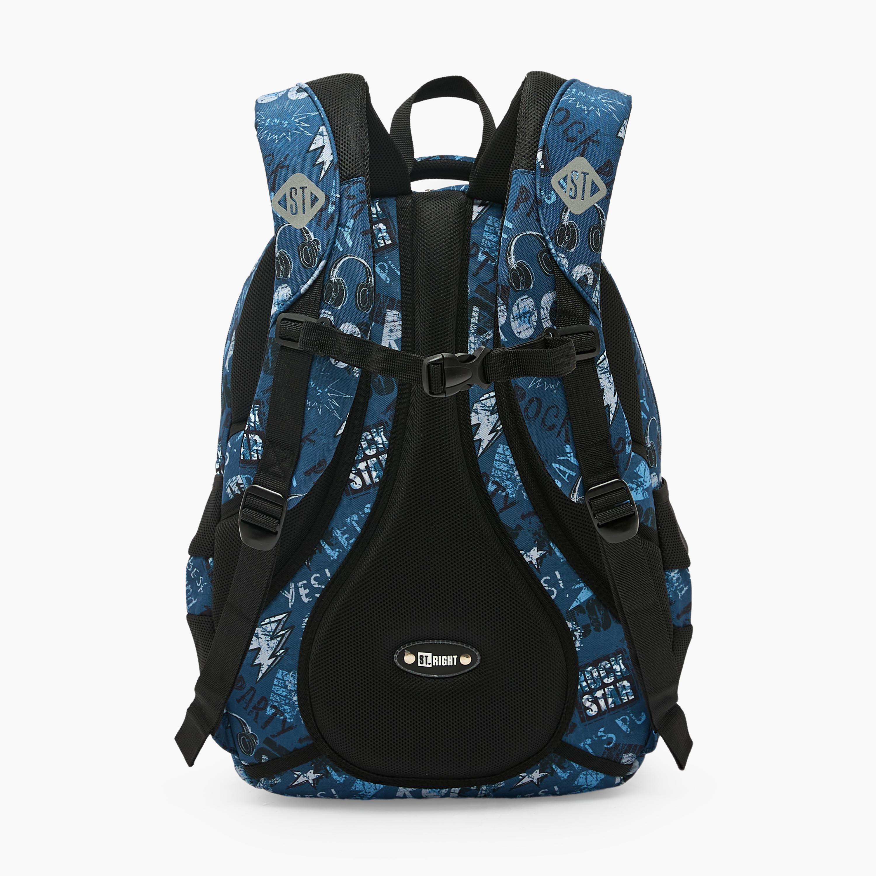 شنطة ظهر للأولاد 8-13 سنة بأحزمة قابلة للتعديل وطبعات - 18 بوصة-school-bagsandbackpacks-backpacks-image-9