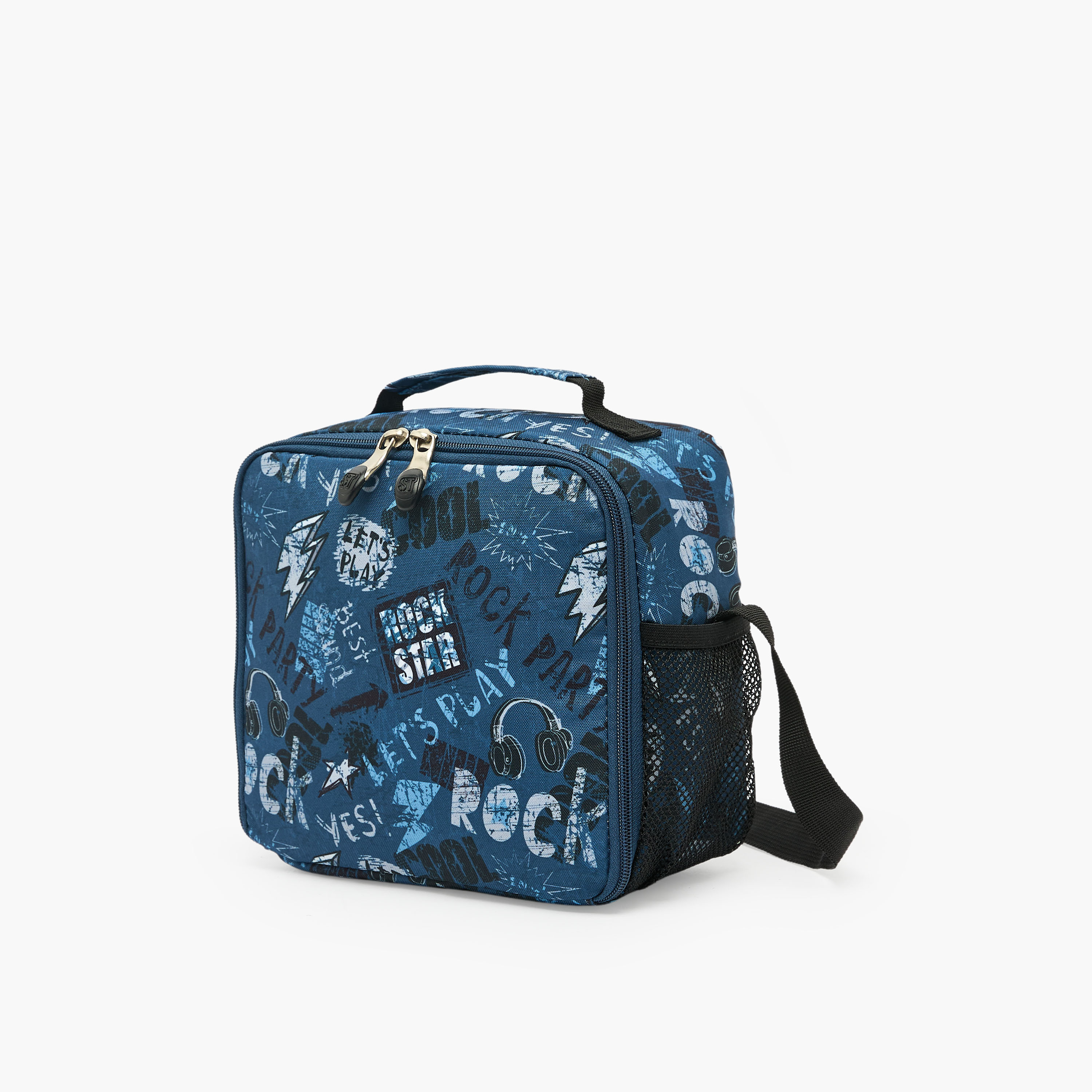 شنطة غداء بطبعة جرافيتي للأولاد من 8 إلى 13 سنة مع حزام قابل للتعديل-school-lunchessentials-lunchbags-image-2