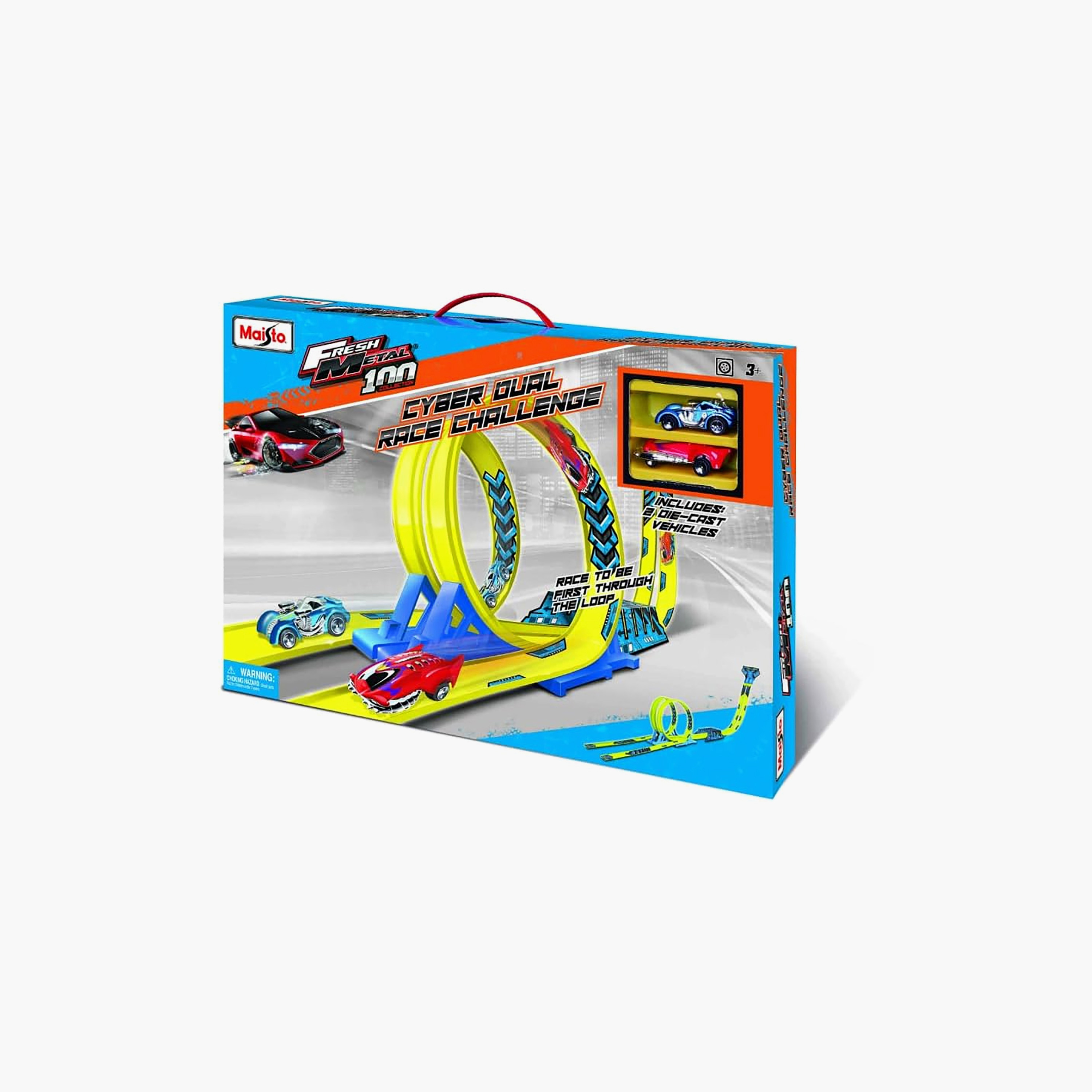 Maisto Dual Cyber Loop Track Playset-toys-playvehicles-racetracks-image-2
