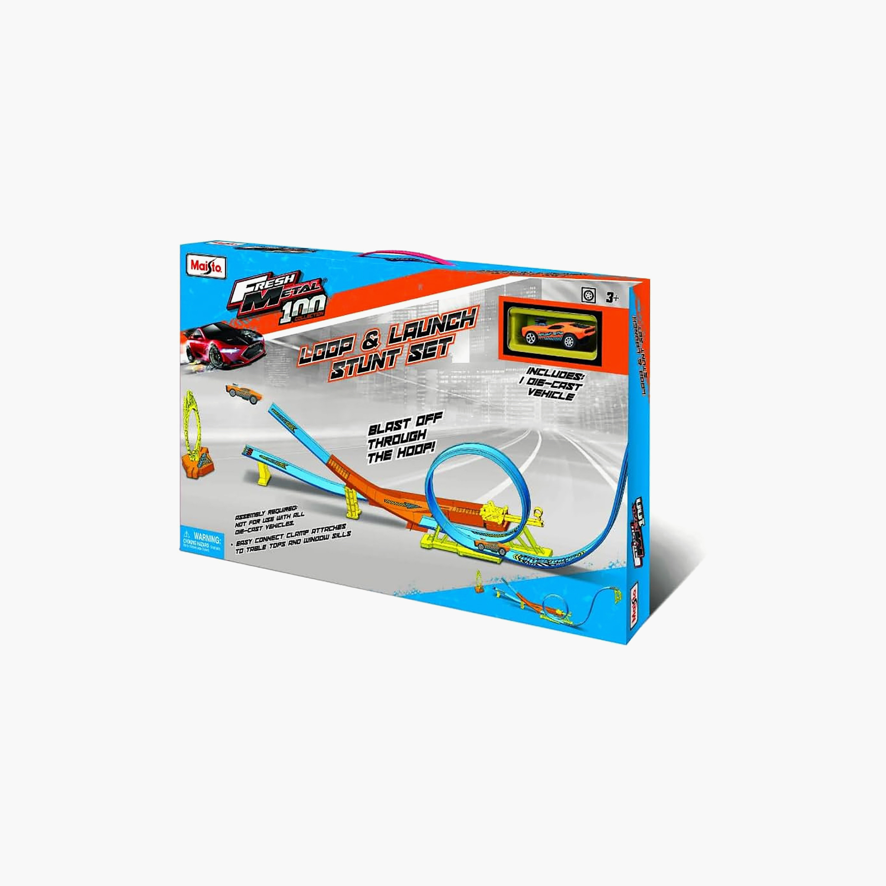 Maisto Fresh Metal Loop & Launch Stunt Set-toys-playvehicles-racetracks-image-5
