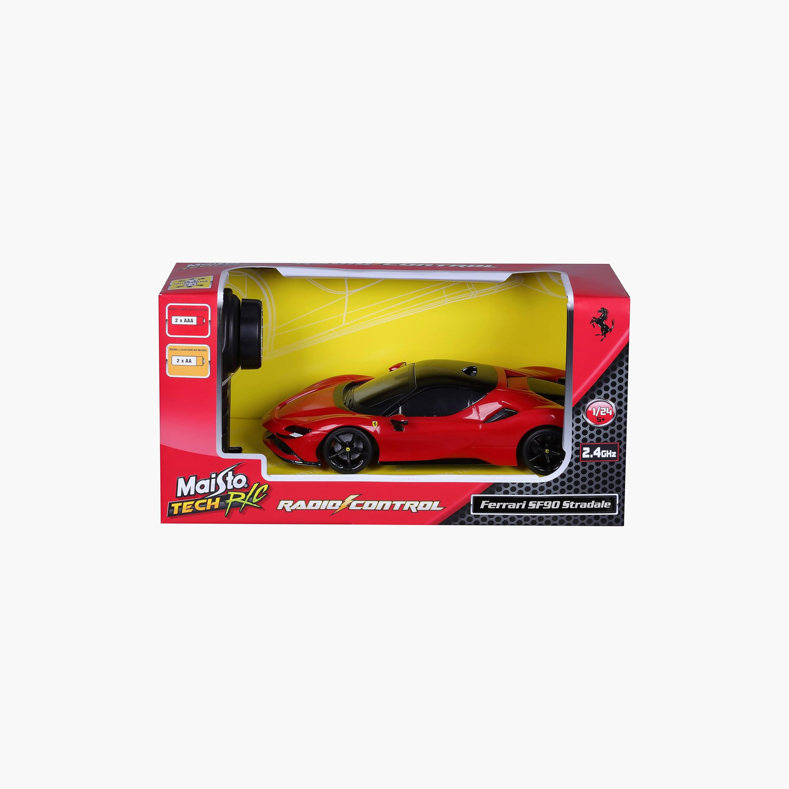 سيارة "فيراري إس إف 90" بجهاز تحكم عن بعد من مايستو-toys-remotecontrolledvehicles-rccars-image-8