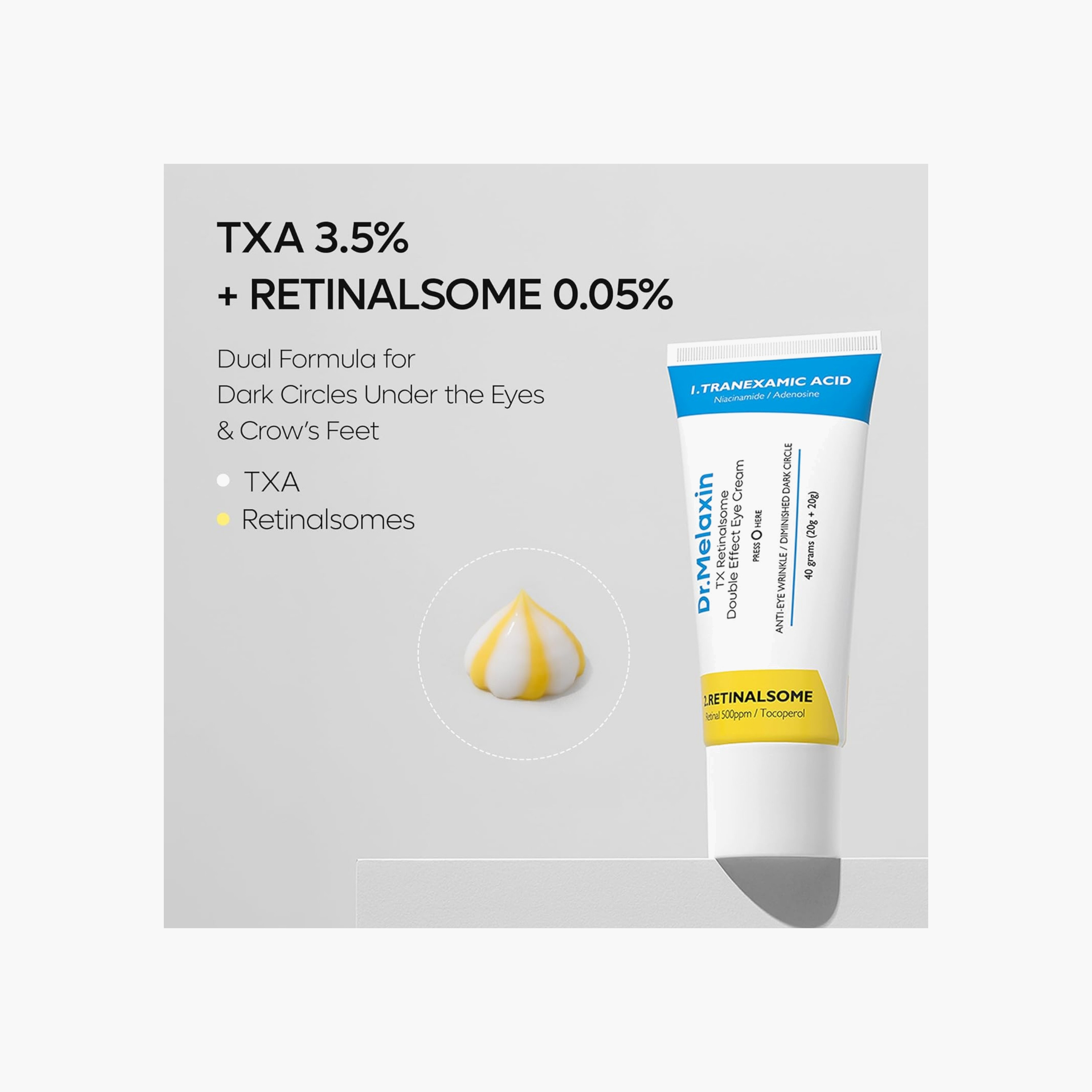 DR.MELAXIN Retinal Double Effect Eye Cream 40g-beautyandpersonalcare-kbeauty-skin-eyecare-image-4
