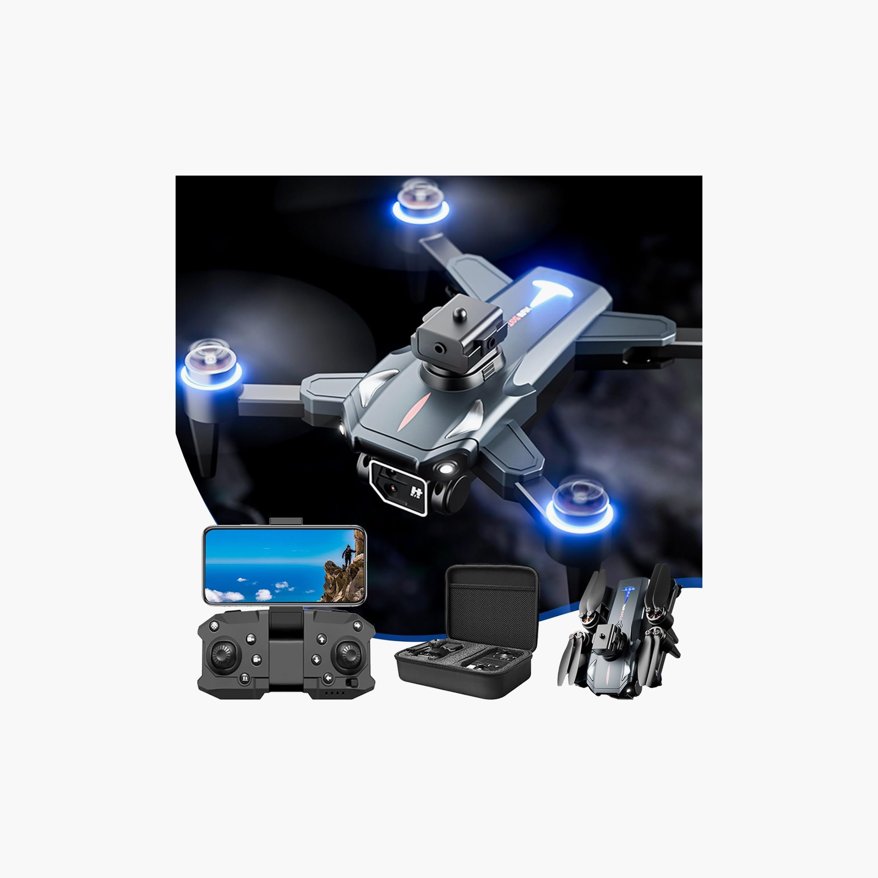 Brushless Quadciopter Drone with Remote Control-toys-playvehicles-helicoptersandaeroplanes-image-2