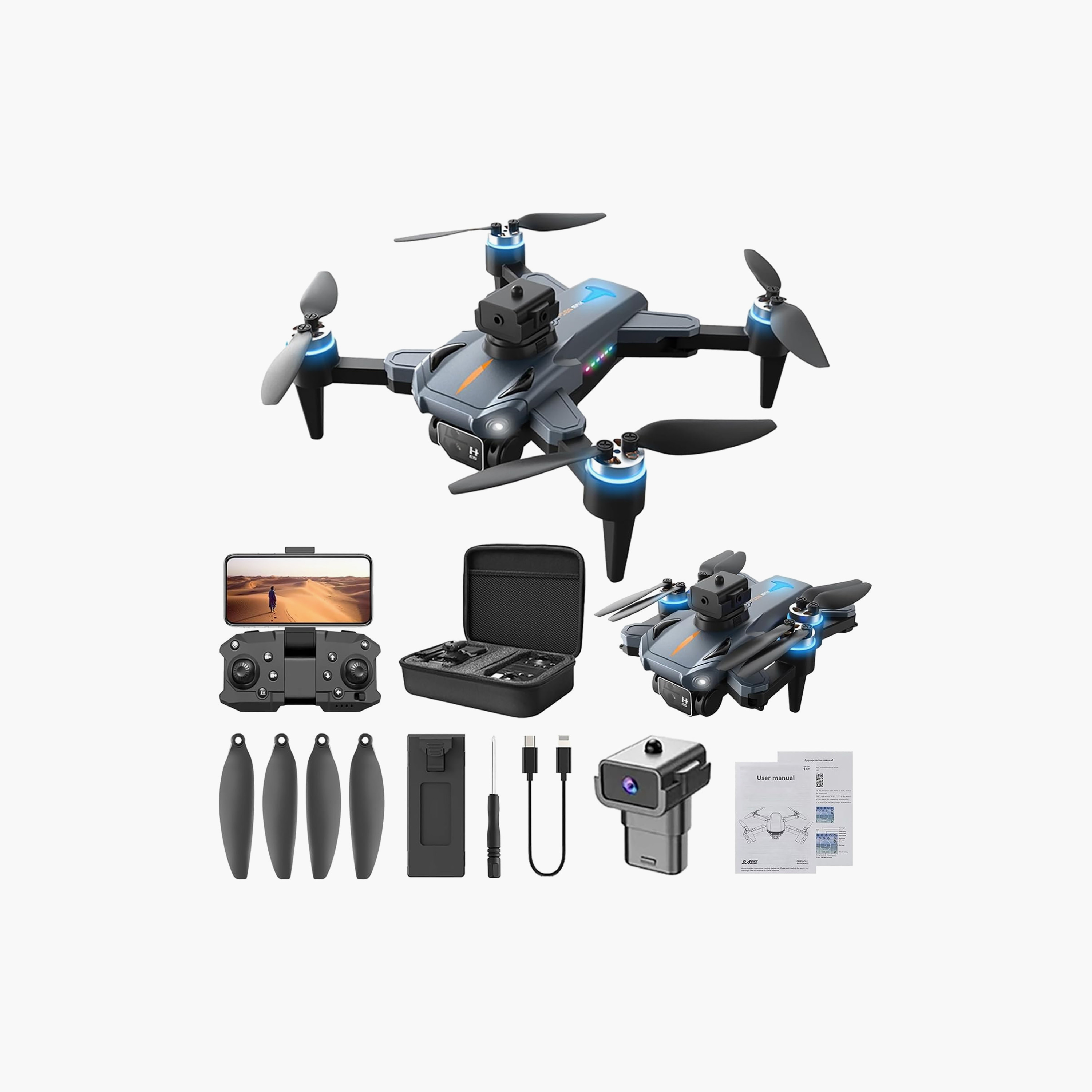 Brushless Quadciopter Drone with Remote Control-toys-playvehicles-helicoptersandaeroplanes-image-8