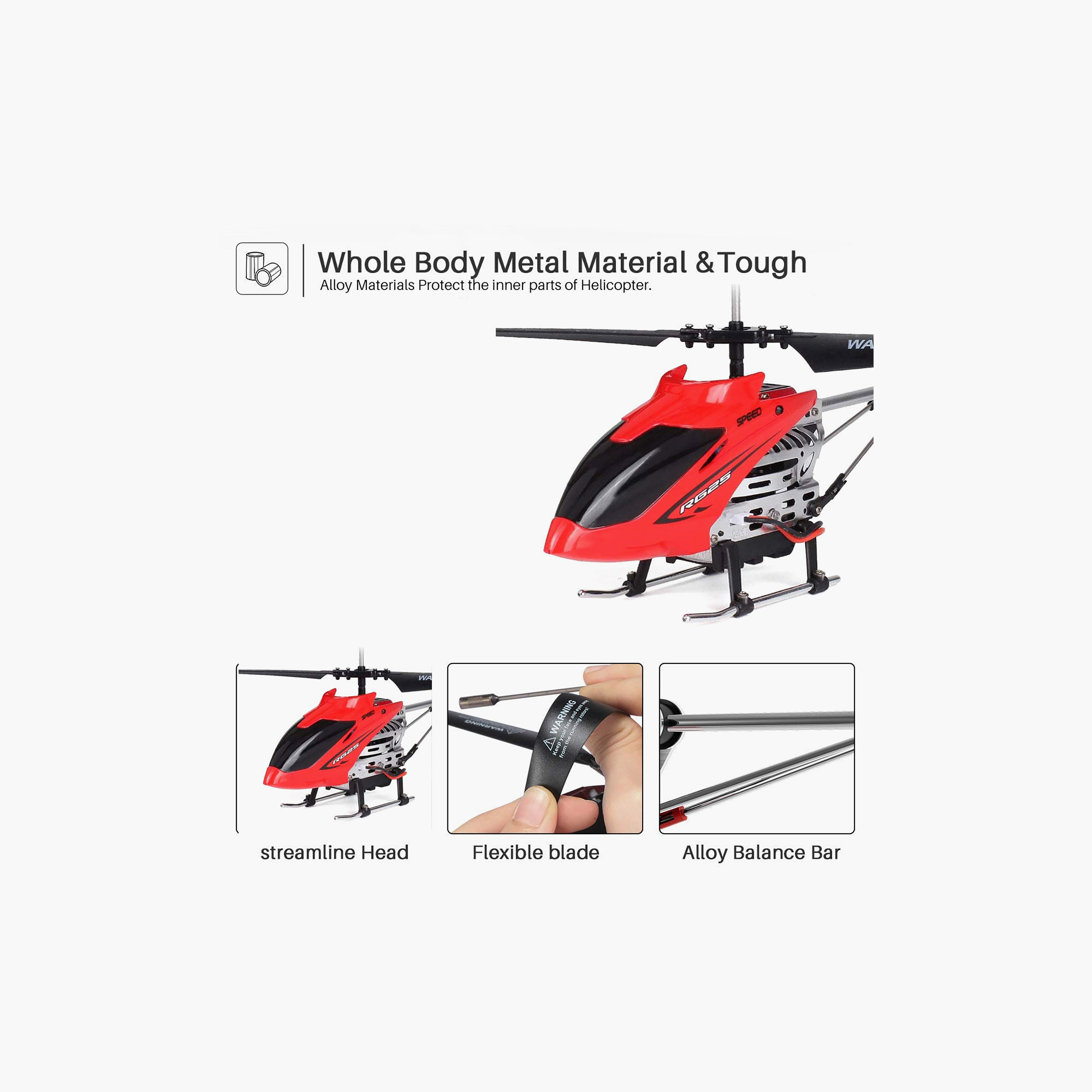 Metal Toy Helicopter with Remote Control-toys-playvehicles-helicoptersandaeroplanes-image-6