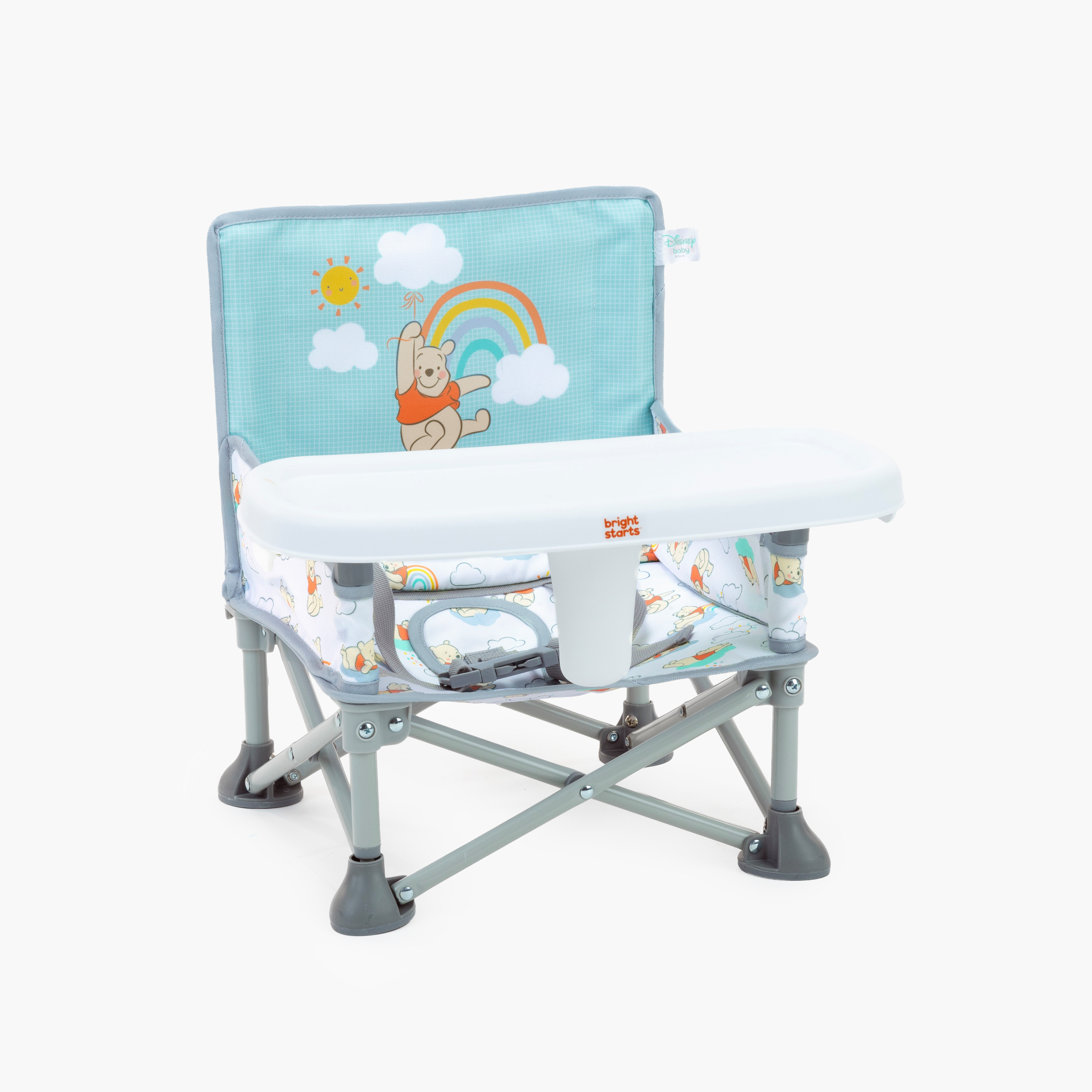 كرسي داعم بطبعات ويني ذا بوه من برايت ستارتس-baby-feeding-highchairsandboosters-image-1