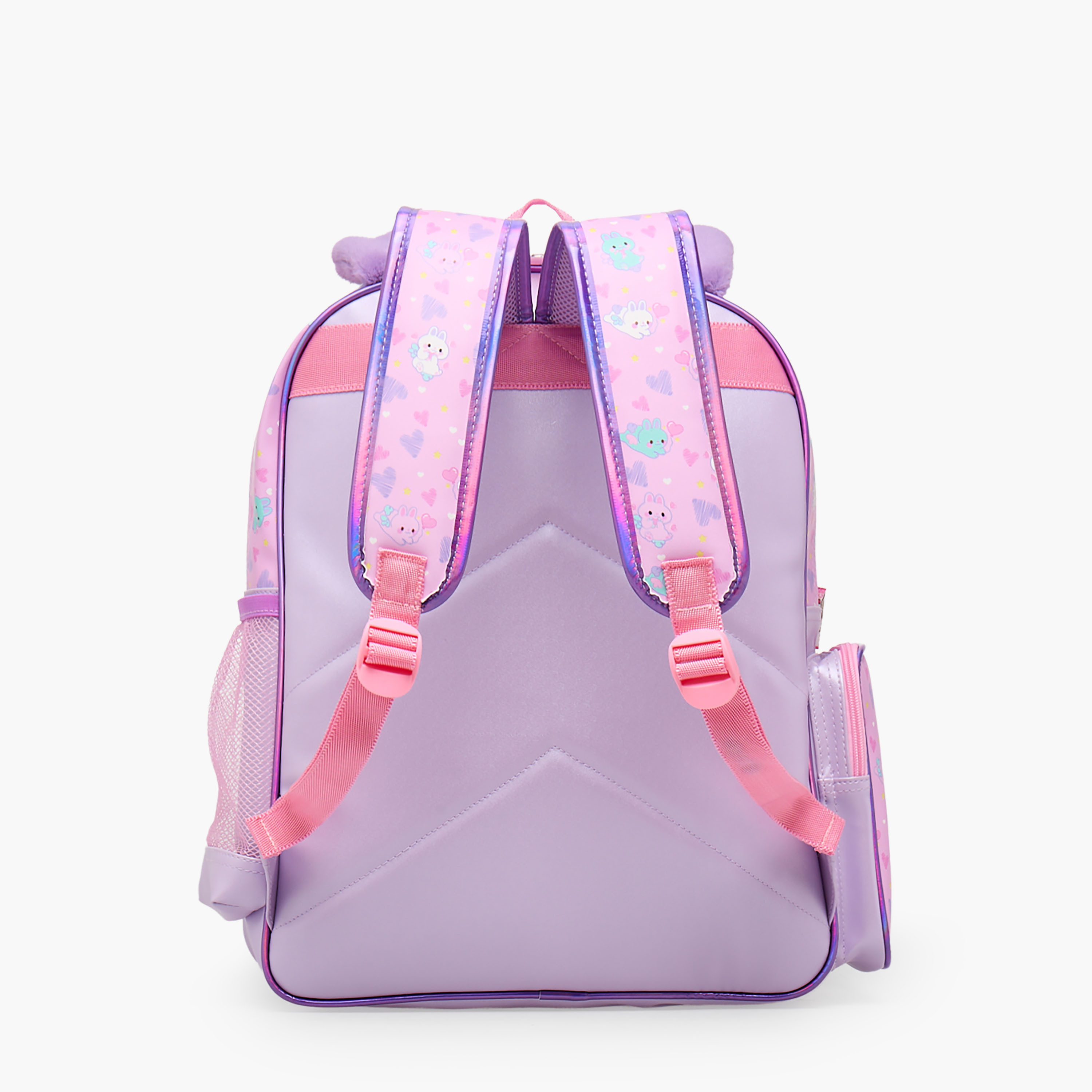 Minmie Printed Backpack for Girls 5-8 Years with Adjustable Shoulder Straps - 16 inches-school-bagsandbackpacks-backpacks-image-9