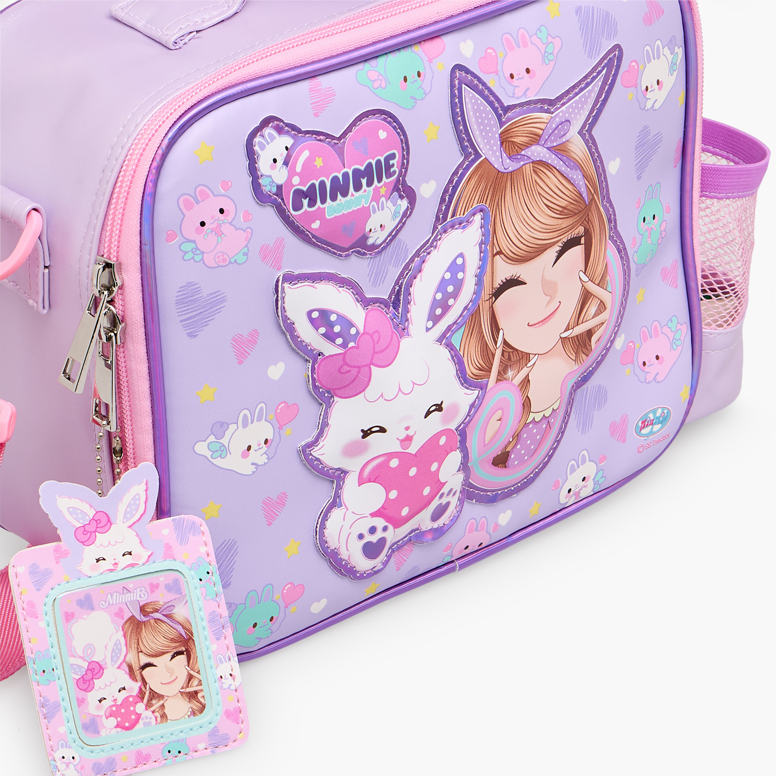 Minmie Printed Lunch Bag for Girls 5-8 Years with Insulation-school-lunchessentials-lunchbags-image-2