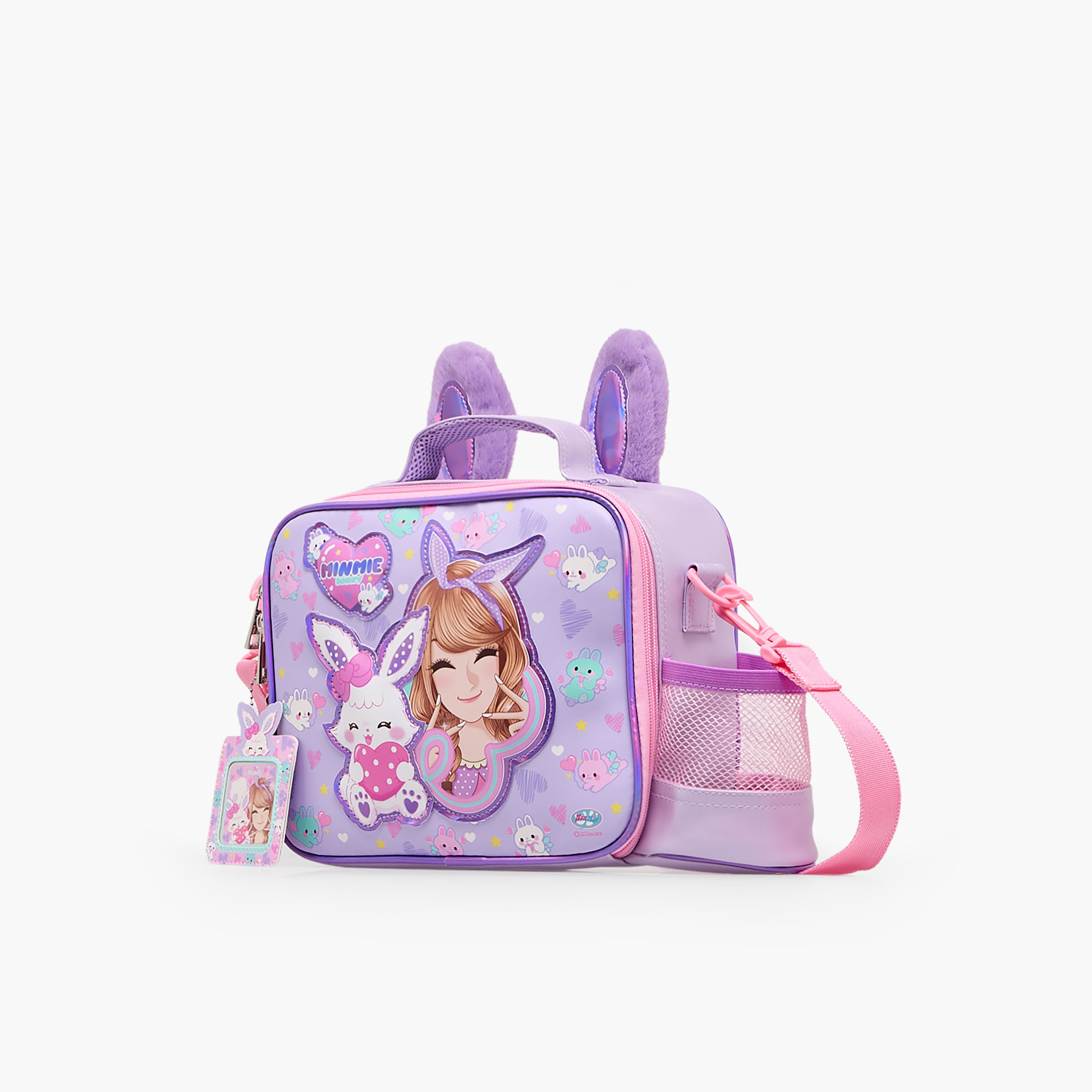 Minmie Printed Lunch Bag for Girls 5-8 Years with Insulation-school-lunchessentials-lunchbags-image-6