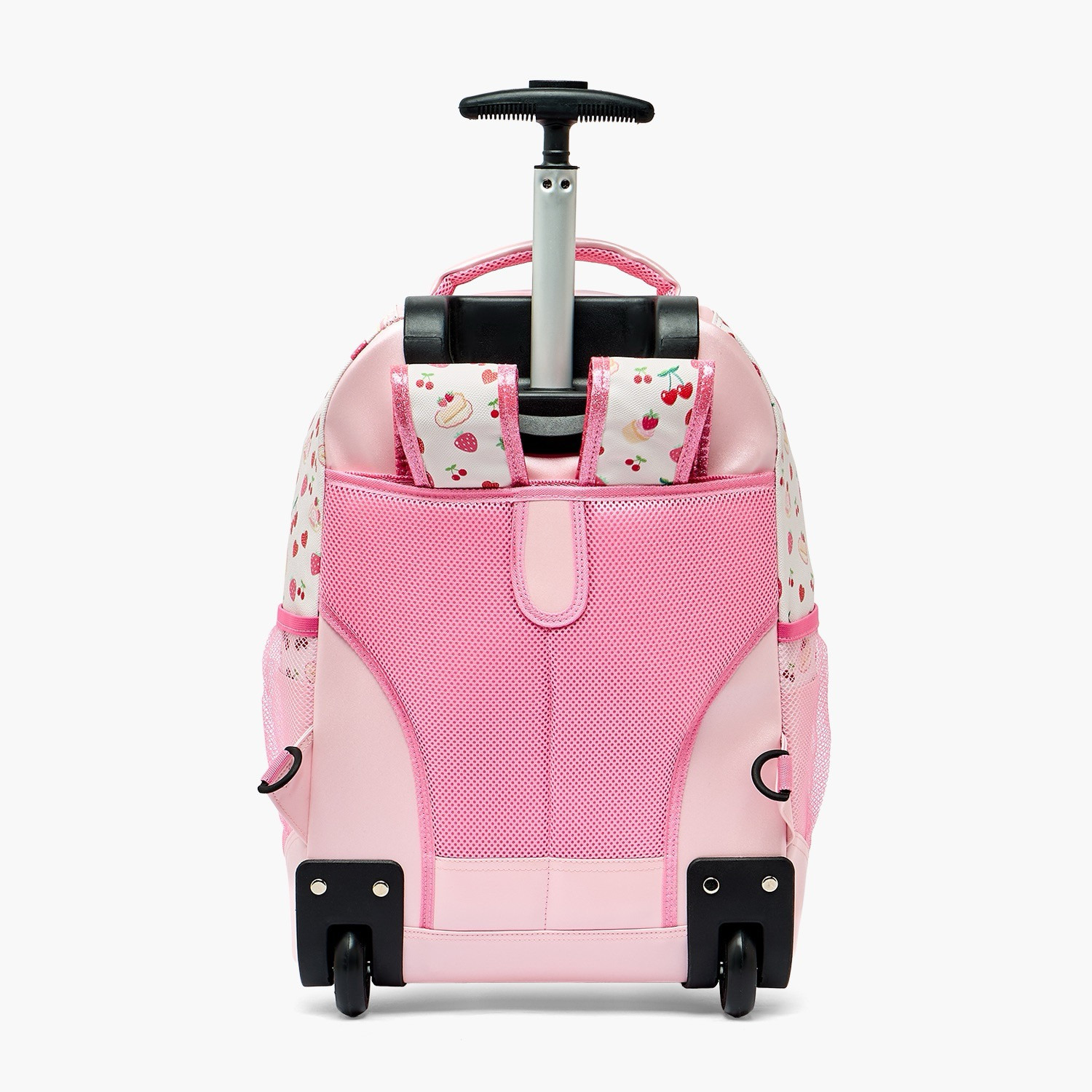 Minmie Printed Trolley Backpack for Girls 8-13 Years with Adjustable Shoulder Straps - 18 inches-school-bagsandbackpacks-trolleybags-image-11