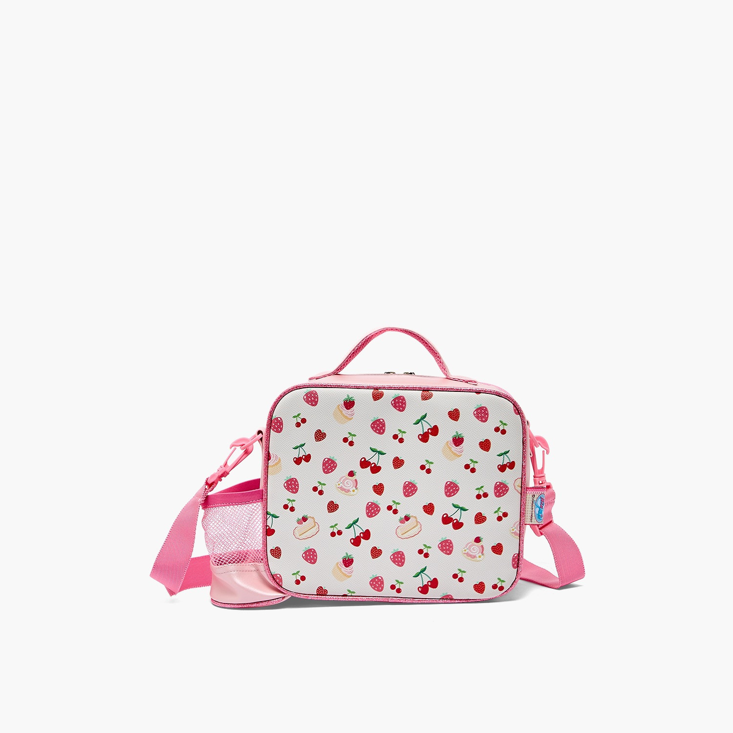 Minmie Cherry Print Lunch Bag for Girls 5-8 Years with Detachable Strap-school-lunchessentials-lunchbags-image-6