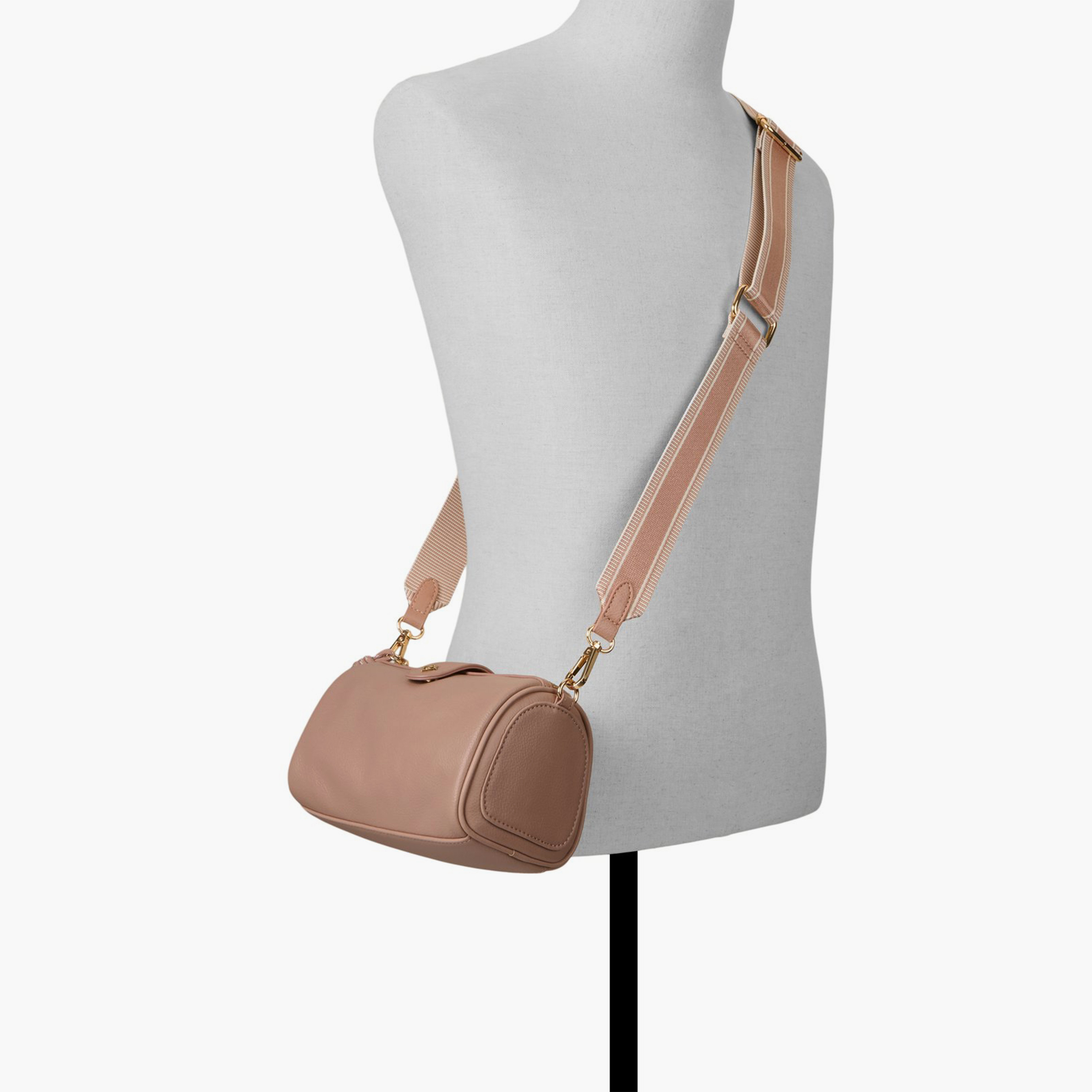 كول ات سبرينغ - شنطة كروس سادة بسحاب وحزام قابل للفصل | 20 × 11 × 13 سم-women-bagsandwallets-handbags-image-4