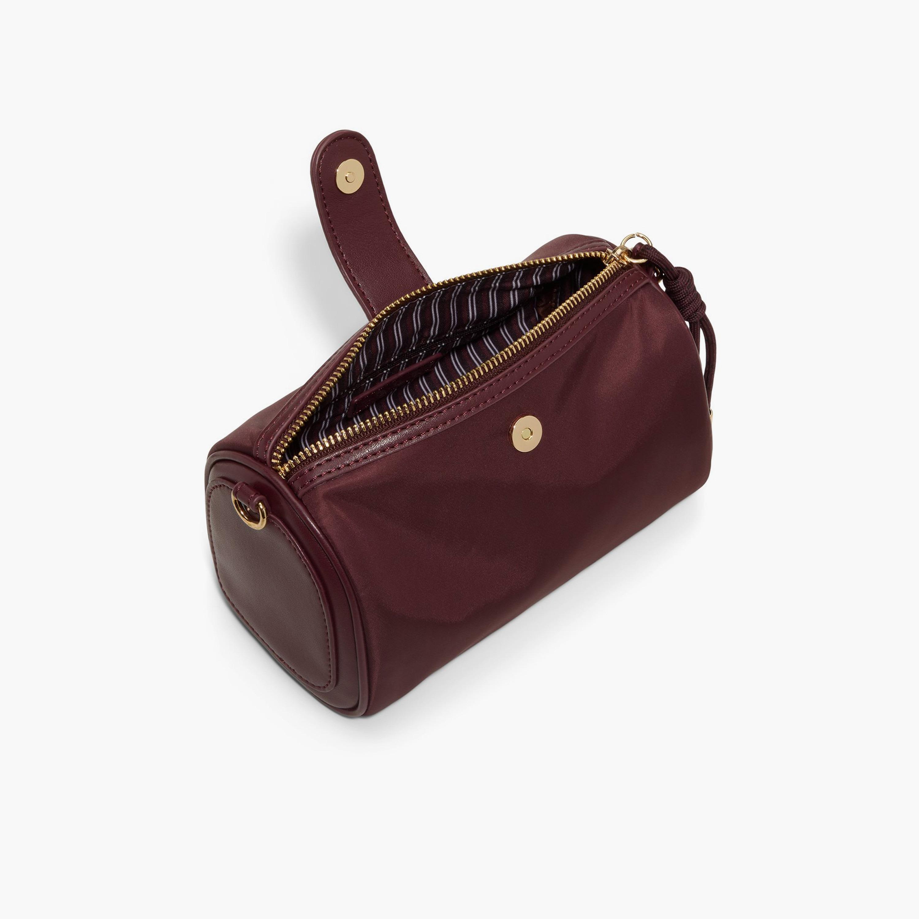 كول ات سبرينغ - شنطة كروس سادة بسحاب وحزام قابل للفصل | 20 × 11 × 13 سم-women-bagsandwallets-handbags-image-7
