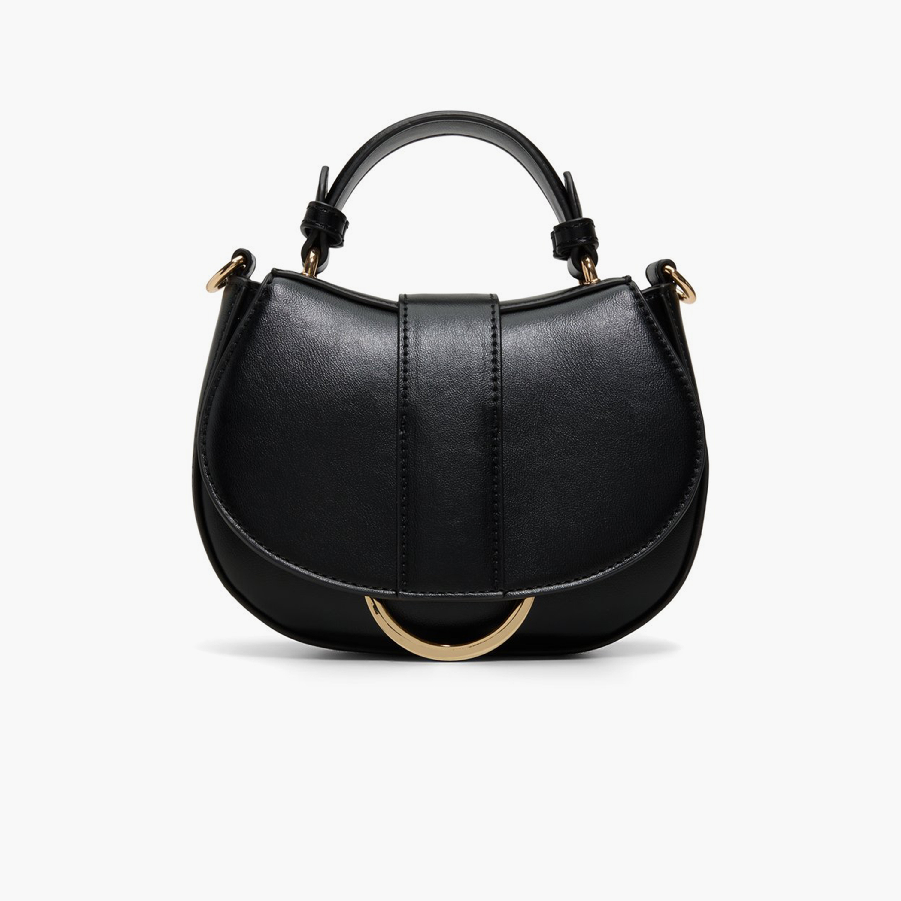 Call it Spring Plain Top Handle Sling Bag with Flap and Detachable Strap | 20 X 7 X 23 CM-women-bagsandwallets-handbags-image-1
