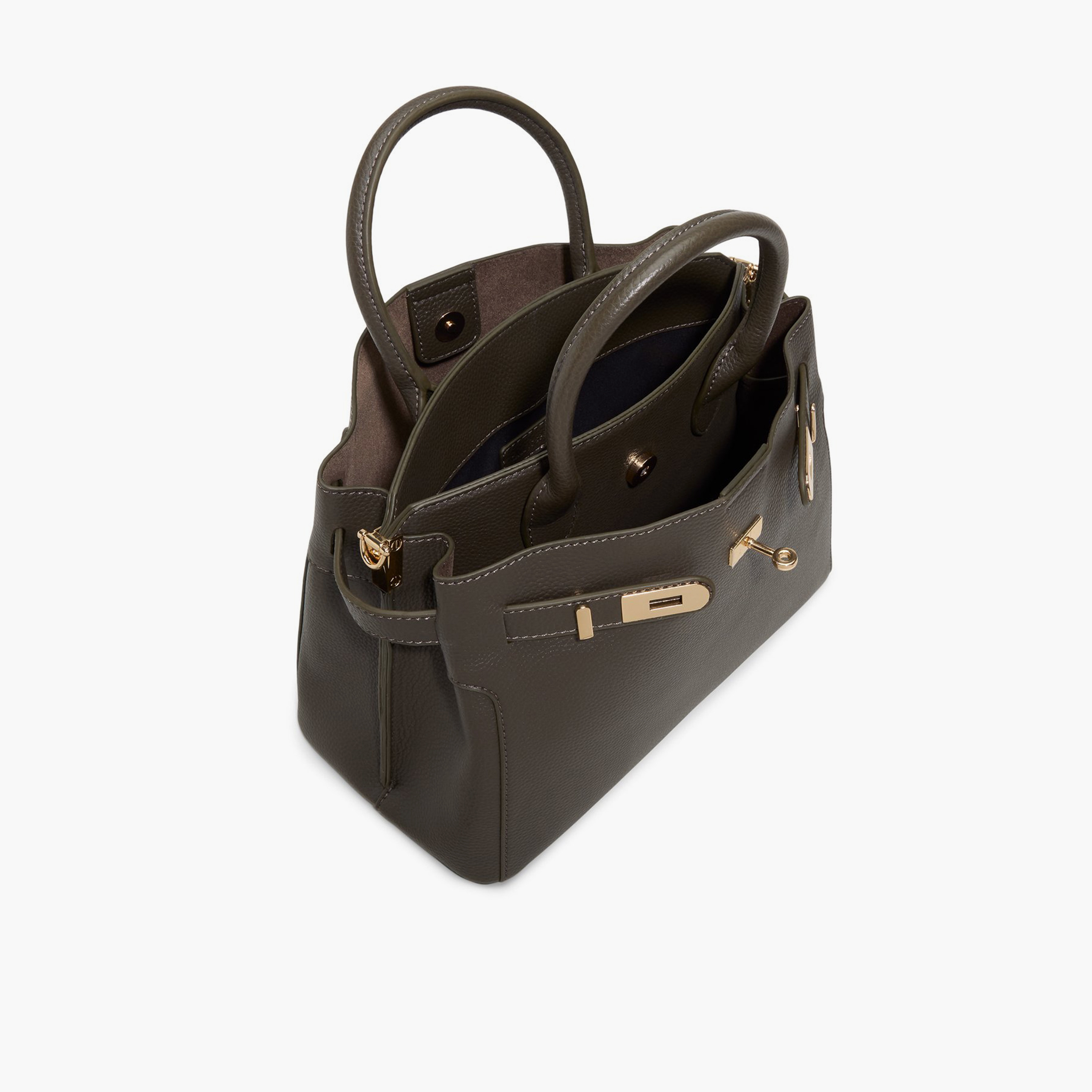 كول ات سبرينغ - شنطة يد بمقبضين وقفل دوار وحزام قابل للفصل | 31 × 17 × 23 سم-women-bagsandwallets-handbags-image-3