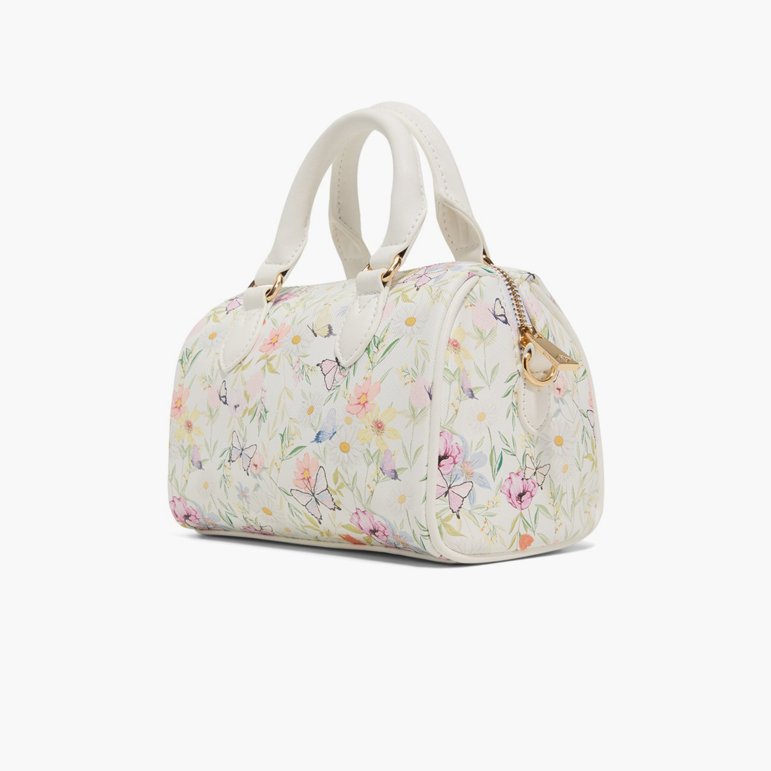 Call it Spring Textured Double Handle Satchel Bag with Zipper and Detachable Strap | 20 X 12 X 14 CM-women-bagsandwallets-handbags-image-6