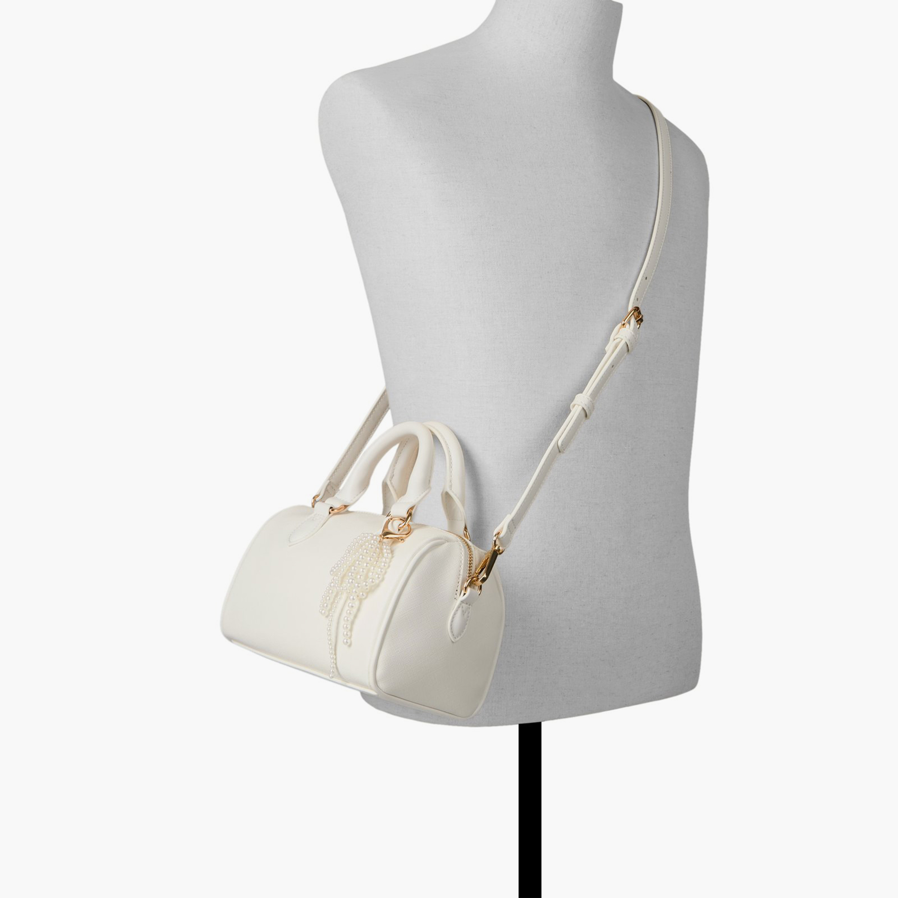 Call it Spring Textured Double Handle Satchel Bag with Zipper and Detachable Strap | 20 X 12 X 14 CM-women-bagsandwallets-handbags-image-4