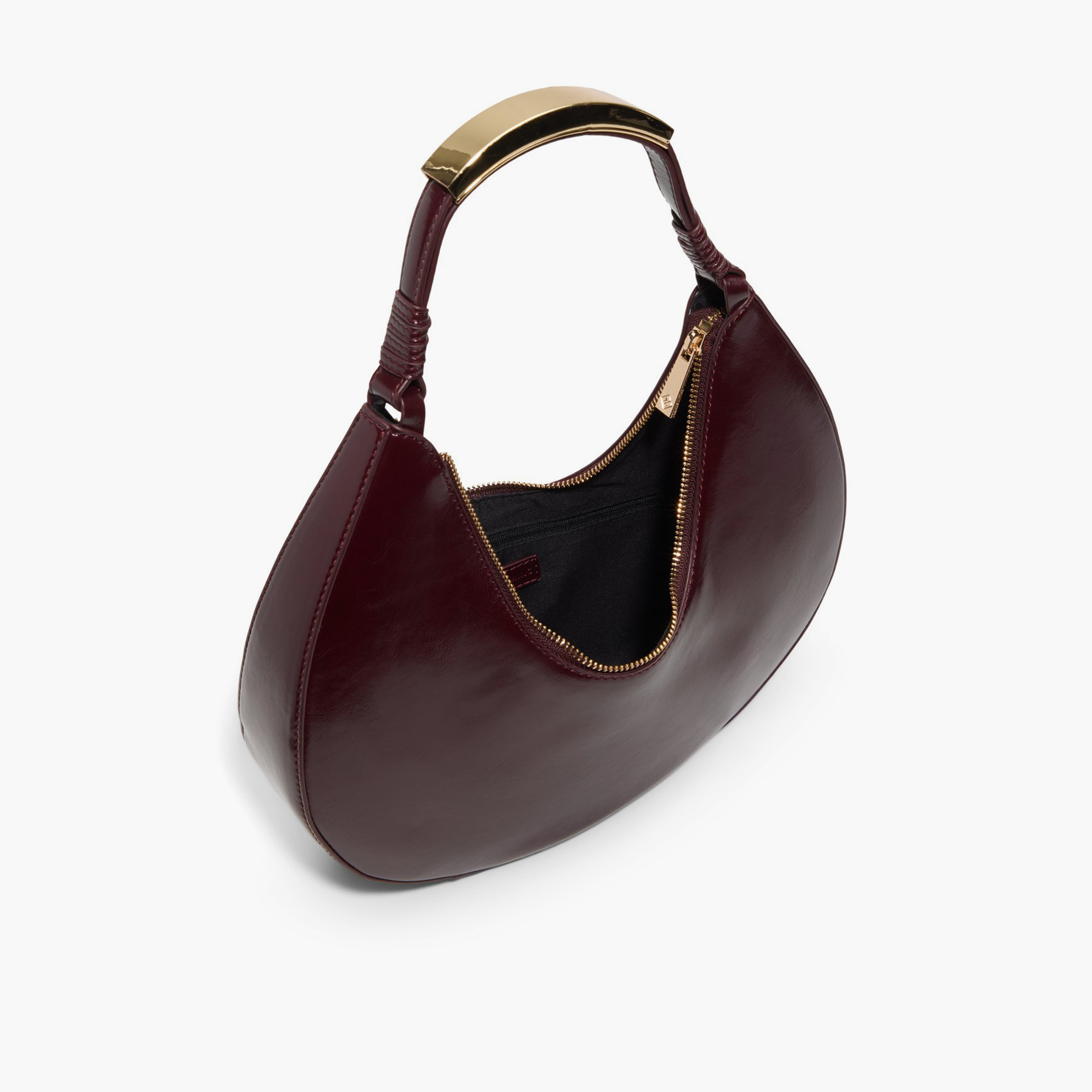 Call it Spring Plain Top Handle Hobo Bag with Zipper | 32 X 7 X 34 CM-women-bagsandwallets-handbags-image-3